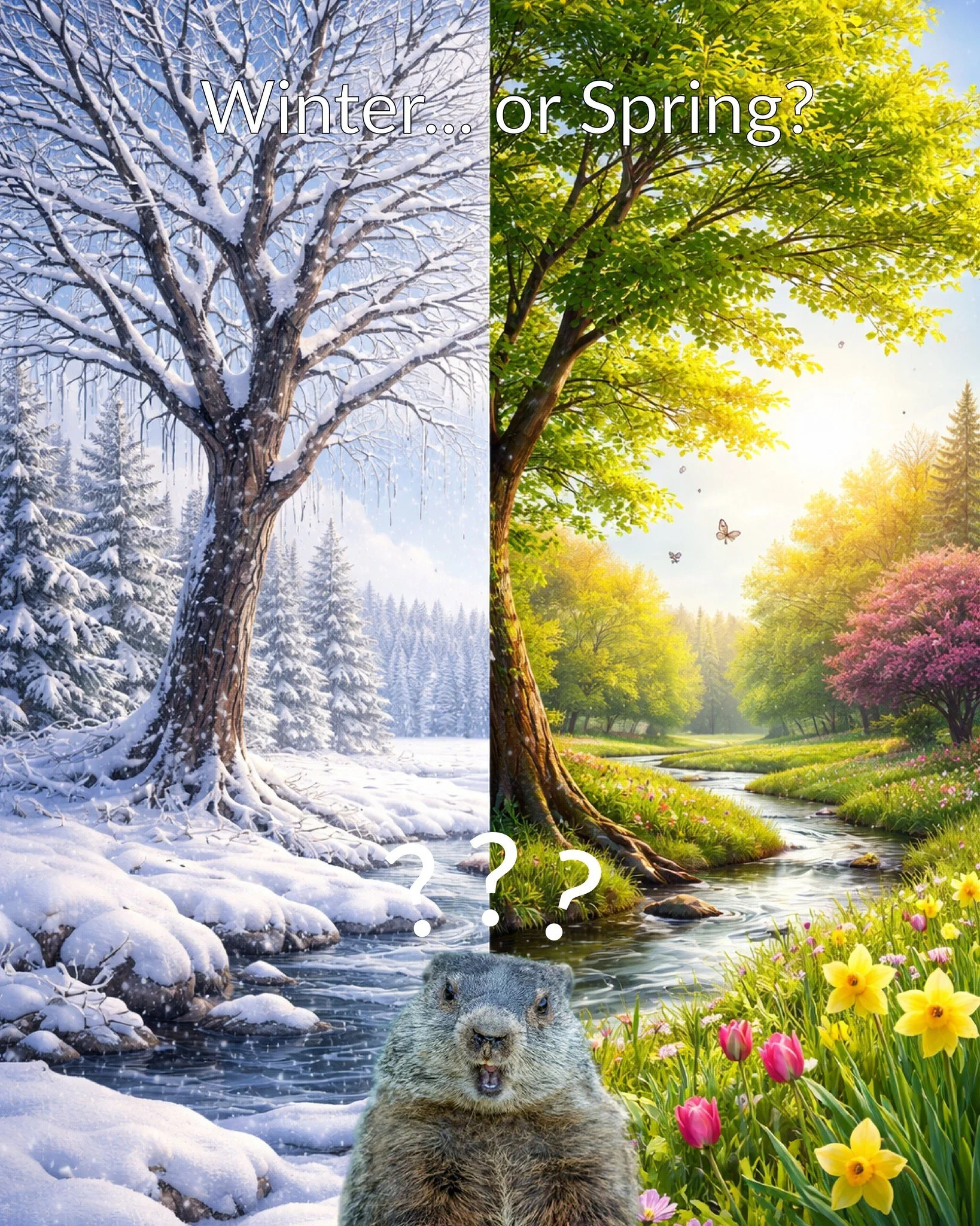 Groundhog Day check-in&hellip; 👀
Are we getting Spring early, or are we in for more Winter?
Team 🌱 or Team ❄️ &mdash; drop your vote in the comments!

UPDATE: Wiarton Willie has predicted an early spring.

#SnowRemoval #LandscapeOntario #OntarioWea