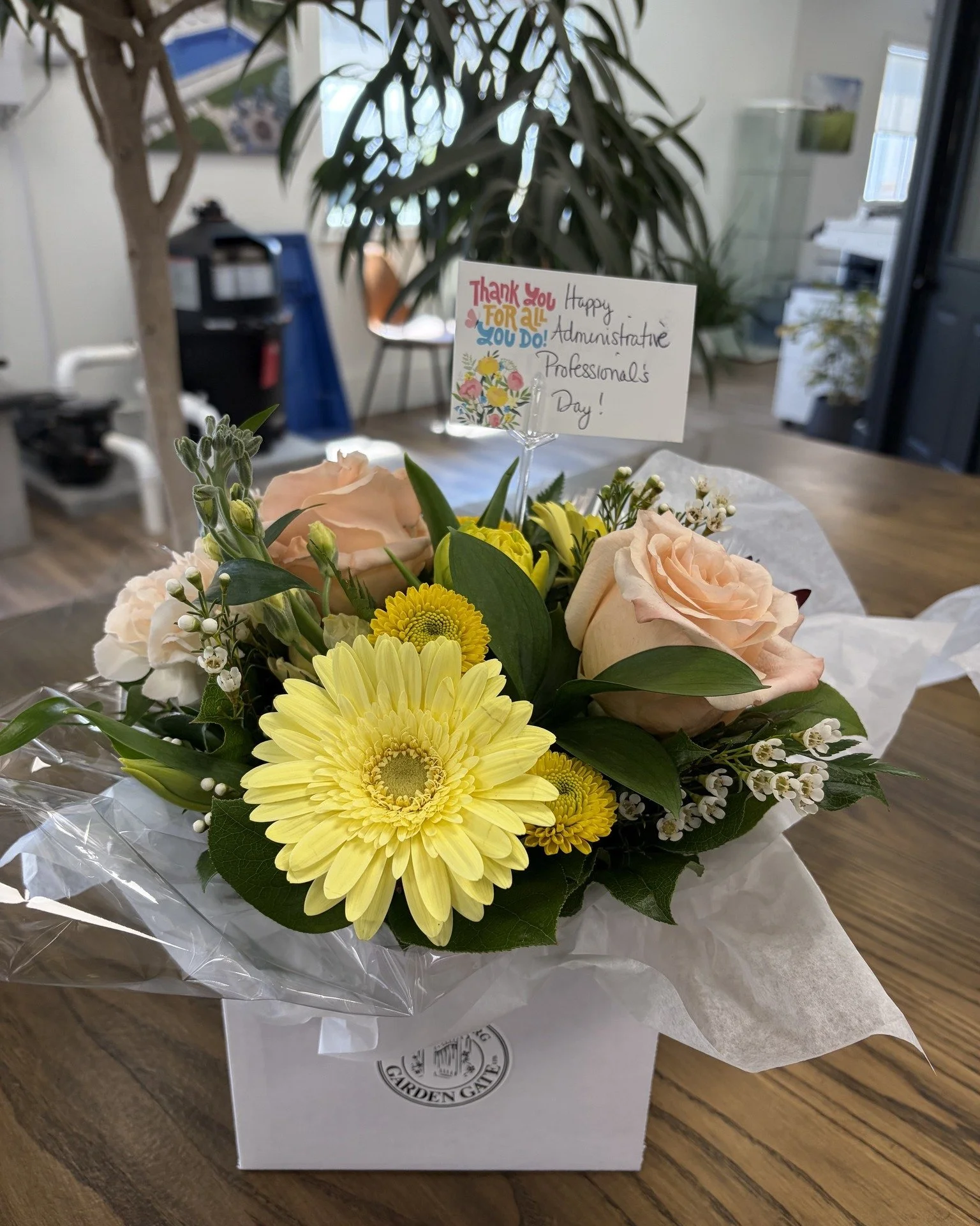 Today is Administrative Professionals Day, and we want to give a big thank you to the amazing people in our office.

We picked up some flowers as a small way to show our appreciation for everything you do behind the scenes.

Thank you for all that yo