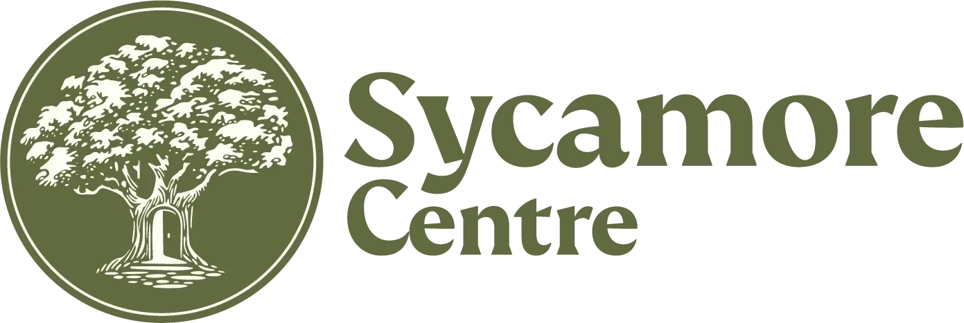 A logo featuring a white tree with a door in the trunk, set inside a white circle, next to the text 'COVENANT'.