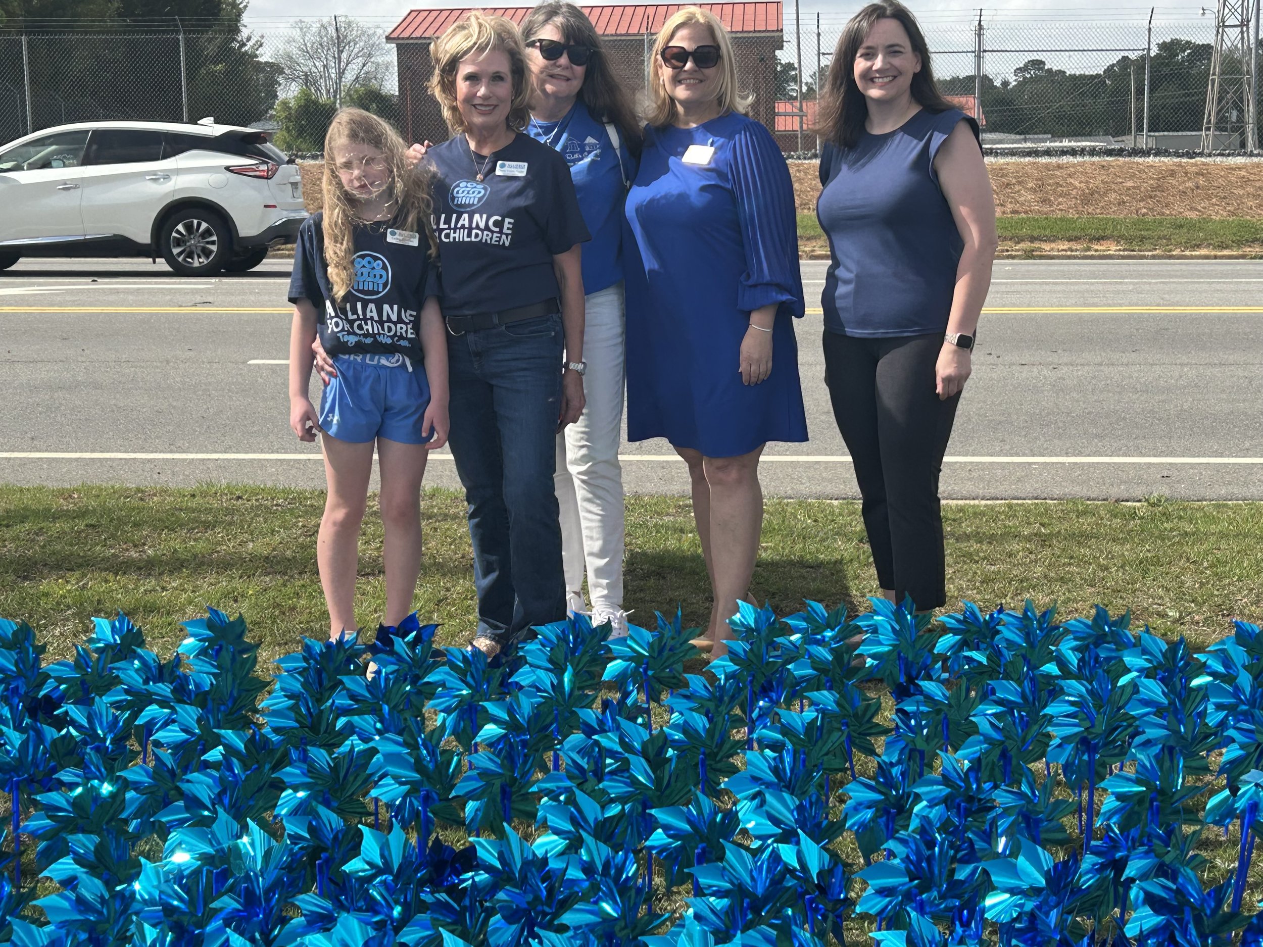 April 4, 2025; Pictured above left to right; Colby Sumner, Public Relations Specialist for Alliance for Children Georgia; Cindy Evers-Peake, Executive Director of Alliance for Children Georgia; Nancy Bryan, Executive Director of Ruth's Cottage; Julie