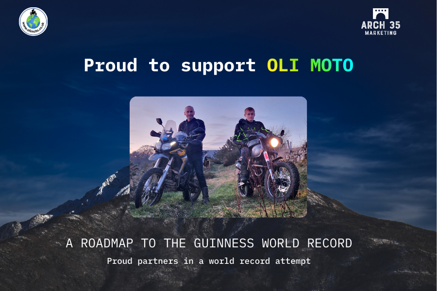 Supporting Oli Moto: Guinness World Record Attempt