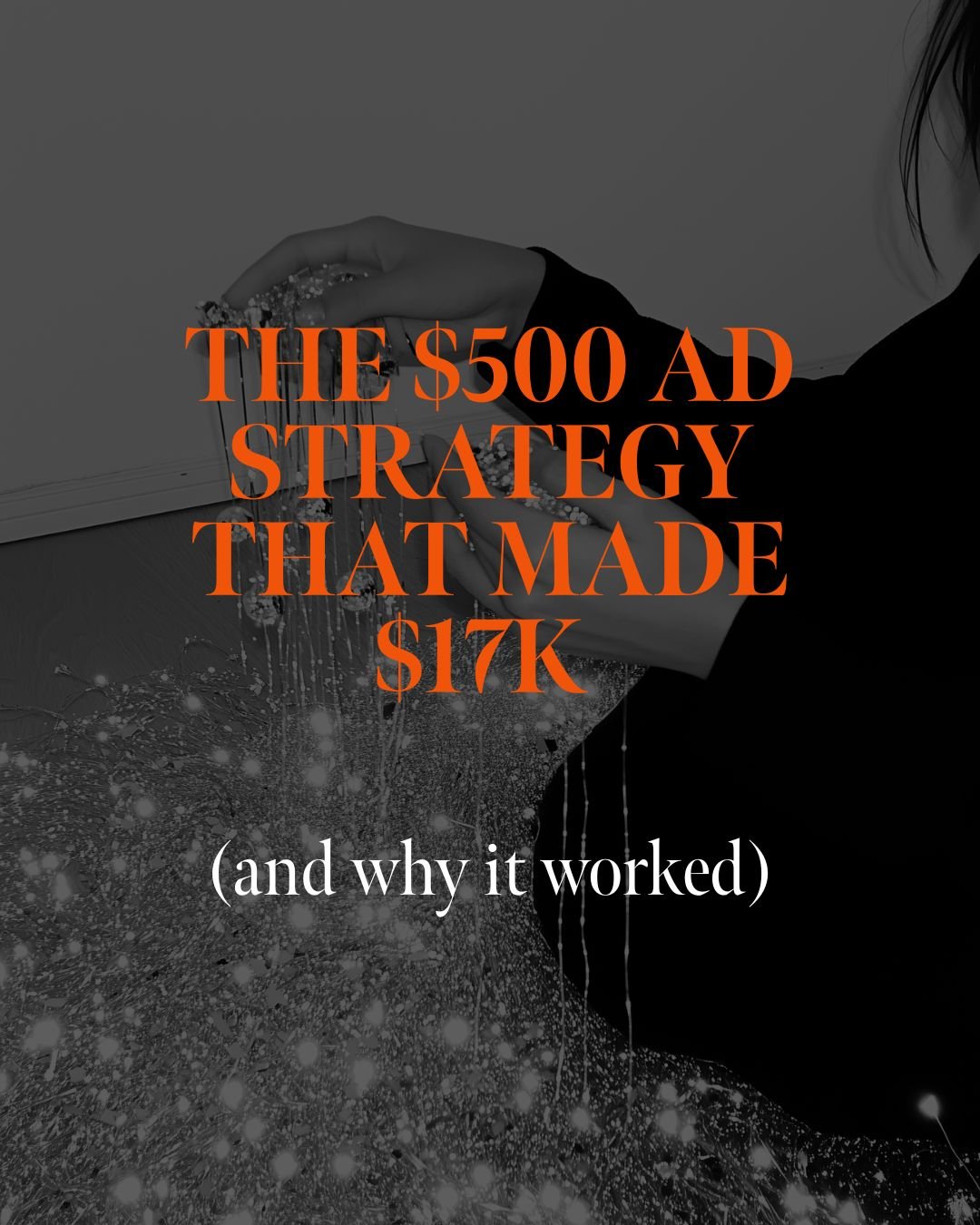 🚨 $500 ad spend &rarr; $17K in sales in 30 days. No gimmicks. No 100K Instagram followers. No &ldquo;manifesting clients in the DMs&rdquo; energy.

Just a smart funnel, strategic offers, and one brilliant coach ready to show up.

Here&rsquo;s what w