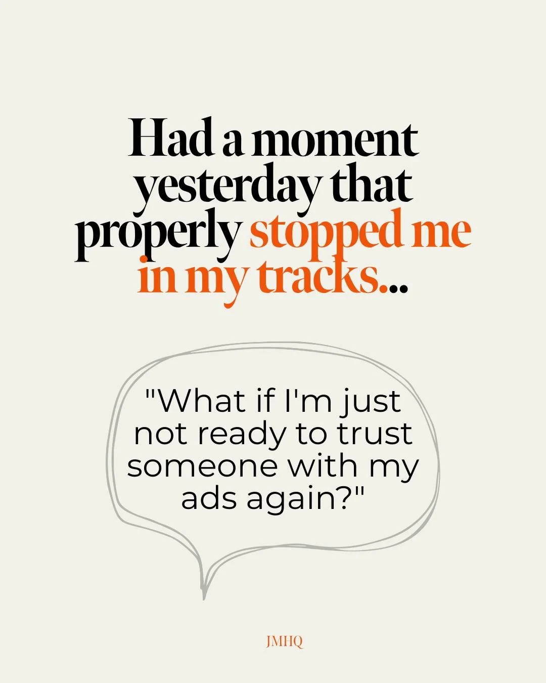 The ad industry has trained course creators to expect disappointment.

You've been taught that "expert" means someone who'll take your retainer, vanish for two weeks like they've entered witness protection, then reappear with generic advice