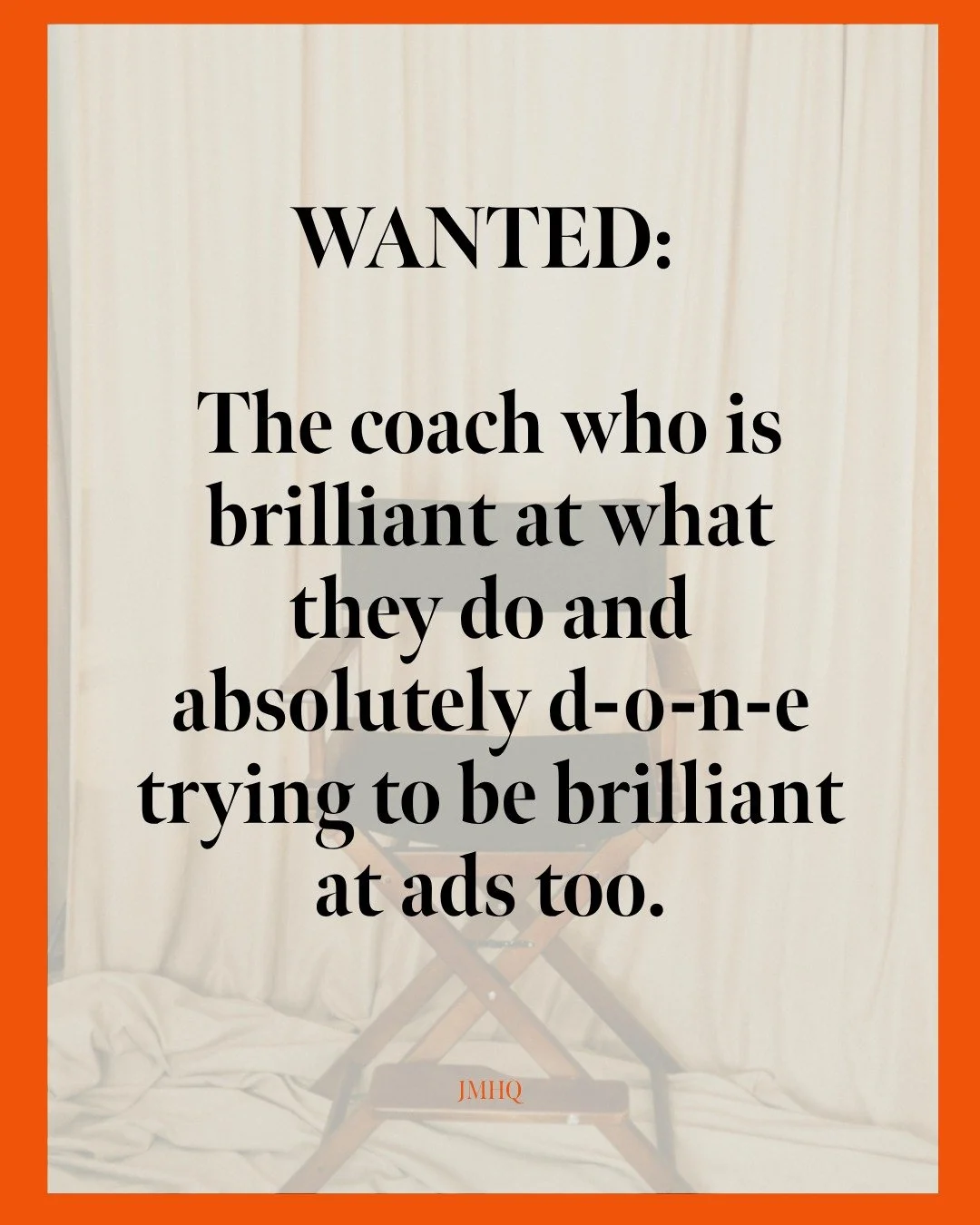 (You know who you are.)

You built your business because you're exceptional. Truly you are. Your ability, passion, change-maker badassery is unignorable.

But you're not exceptional at all things ads. 

And yet.
Here you are.
Wearing all the ad hats.
