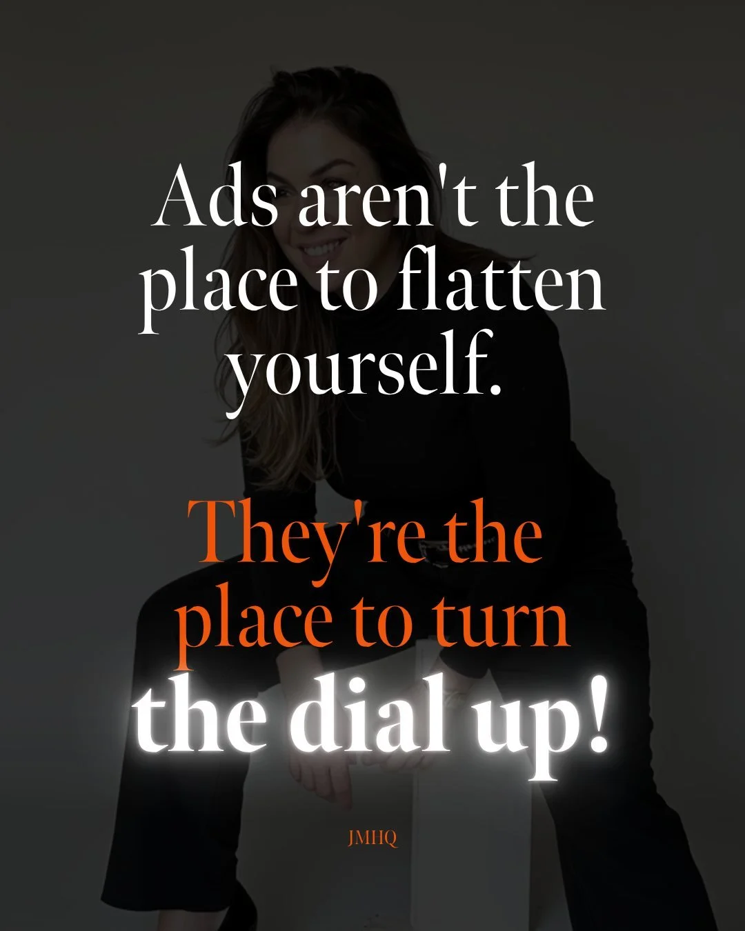 Right. You're the expert in the room. Always have been. People sit up when you open your mouth. 

Clients rave. The work changes lives. 

And yet your ads are showing up with about a third of your actual wattage.

💡That's The Dim Switch. 

The gap b