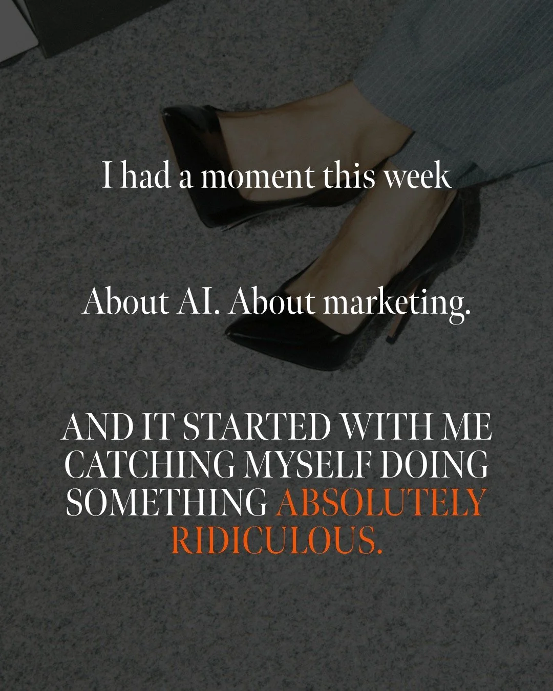 Are you guys feeling like if we're not automating the balls out of our businesses right now, we're "behind"?

Had a bit of an aha when I caught myself recently trying to AI automate something that would have taken me less time to do the old