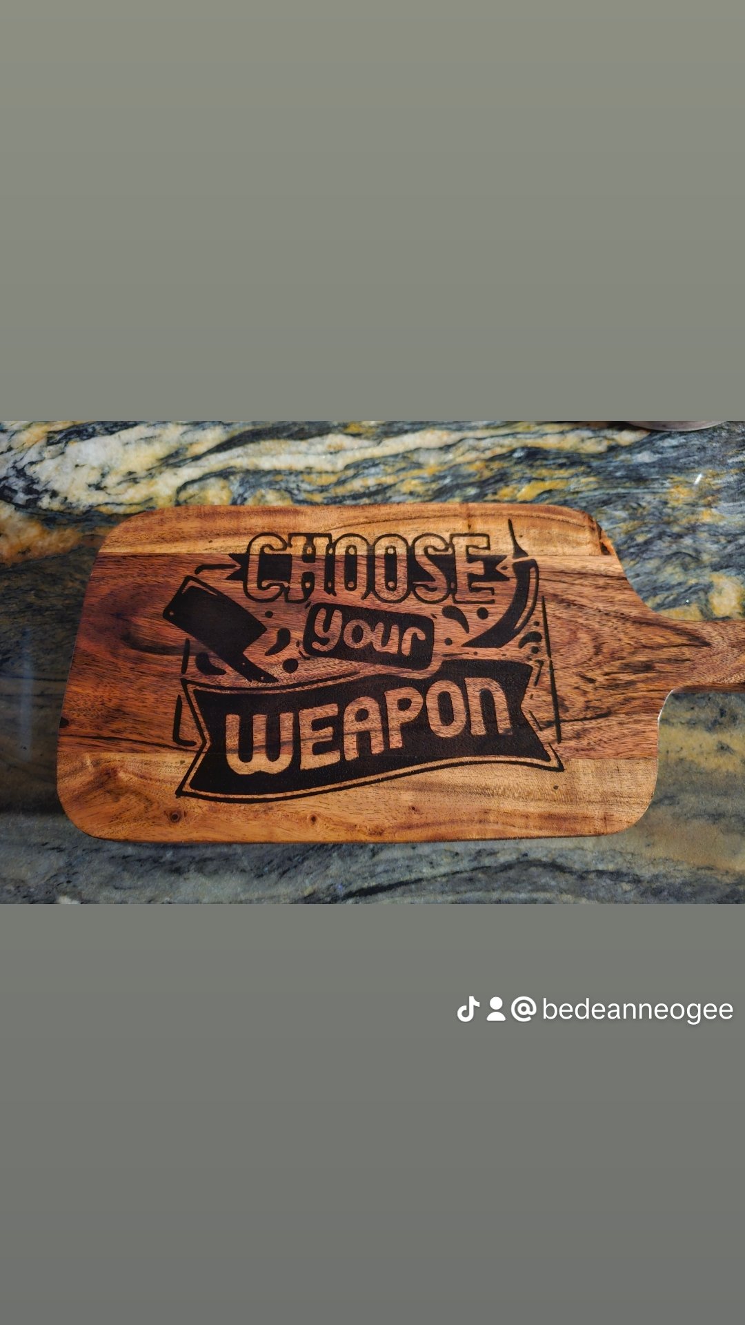 Cutting Board with handle