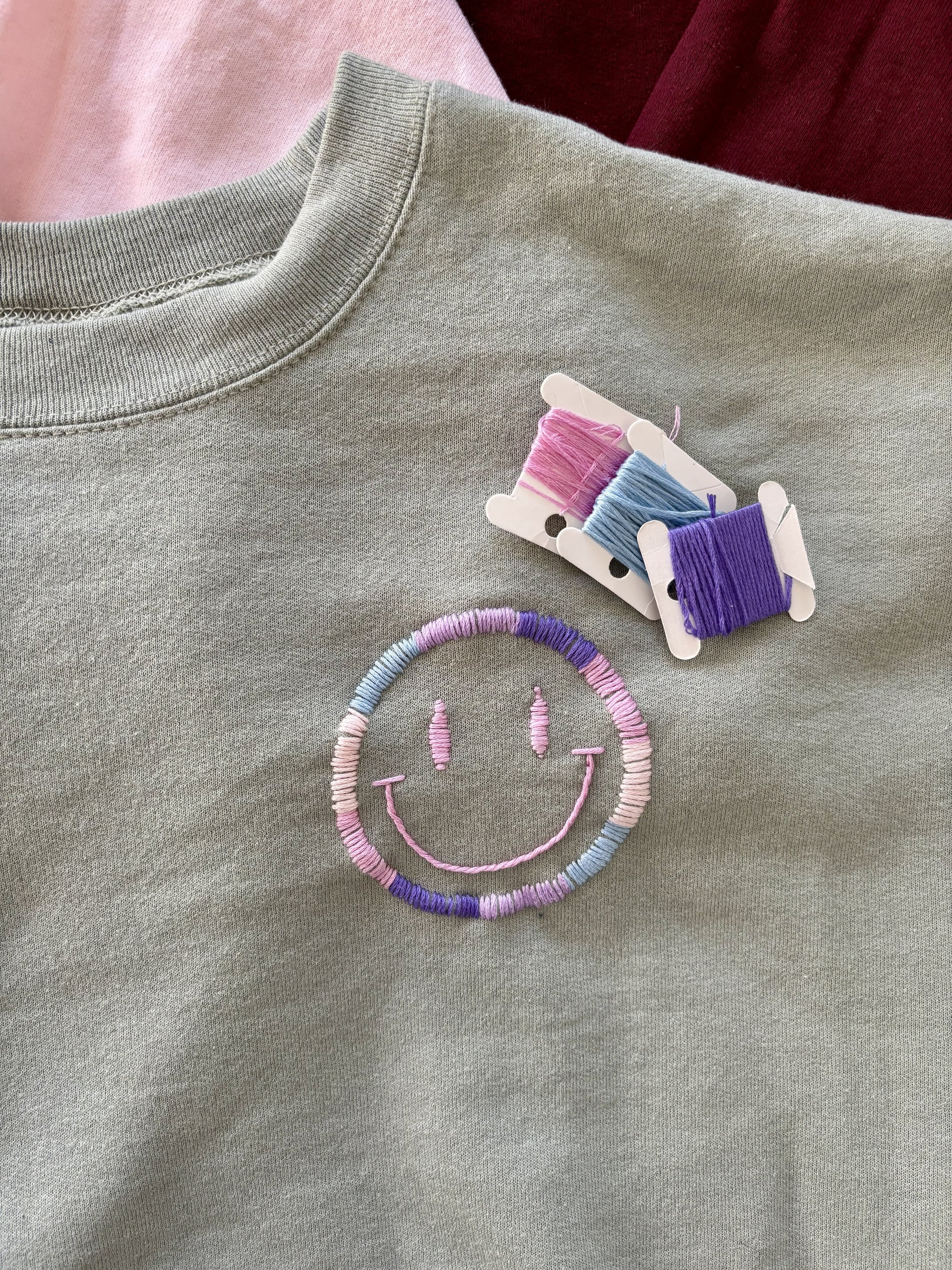 Hand-Embroidered Sweatshirts