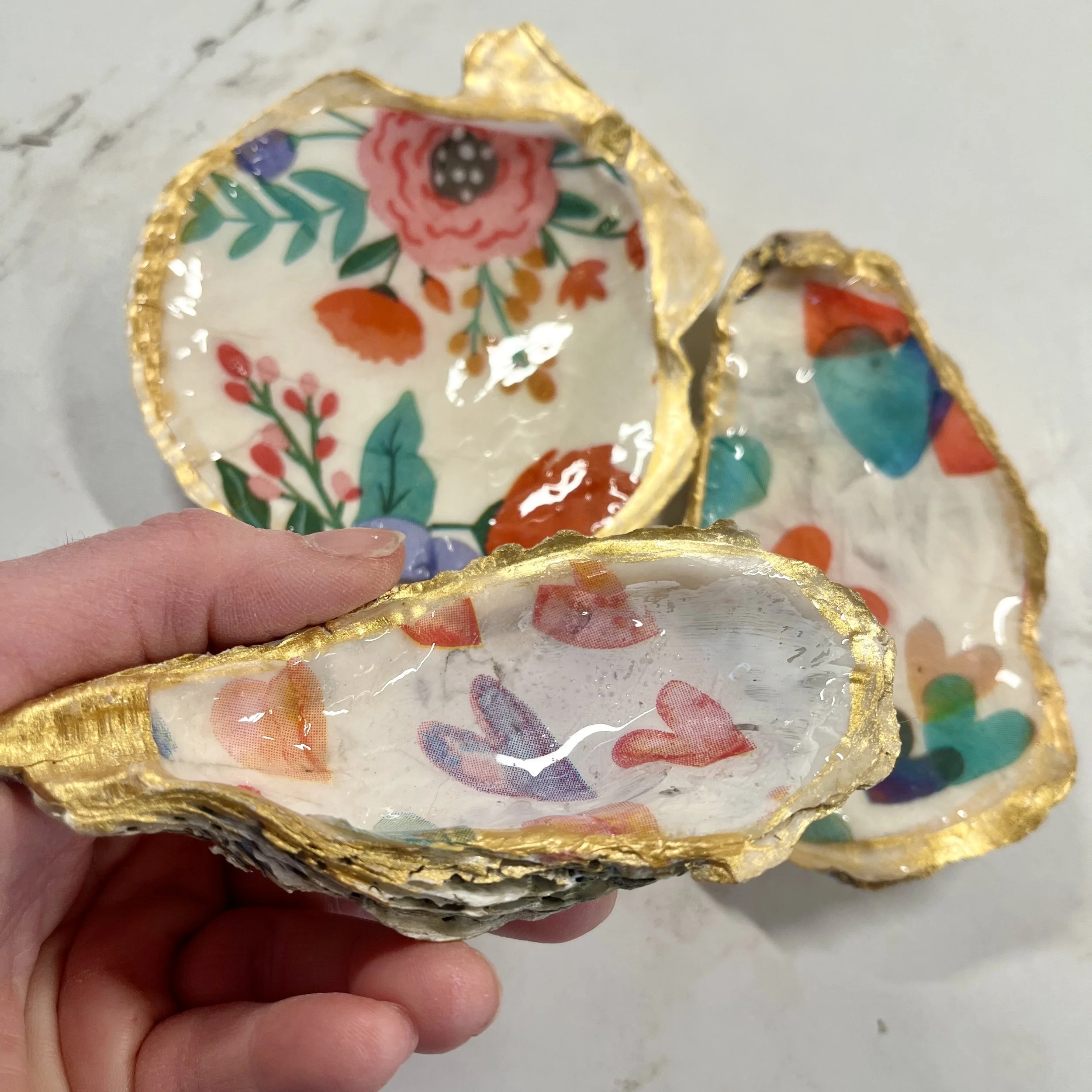 Oyster Shell Mini Dishes