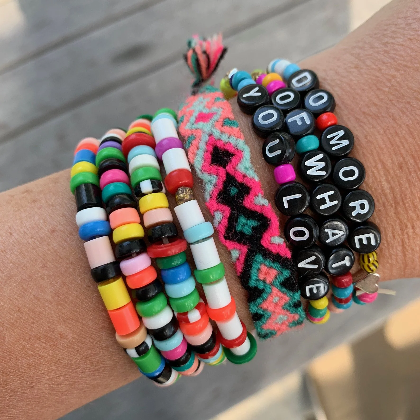 Summer Bracelet Stack Open Studio