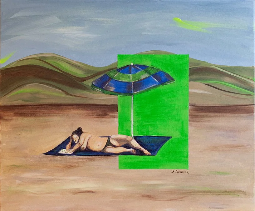 Teleporting, 2024,
acylics on canvas,
50x60 cm,
available.