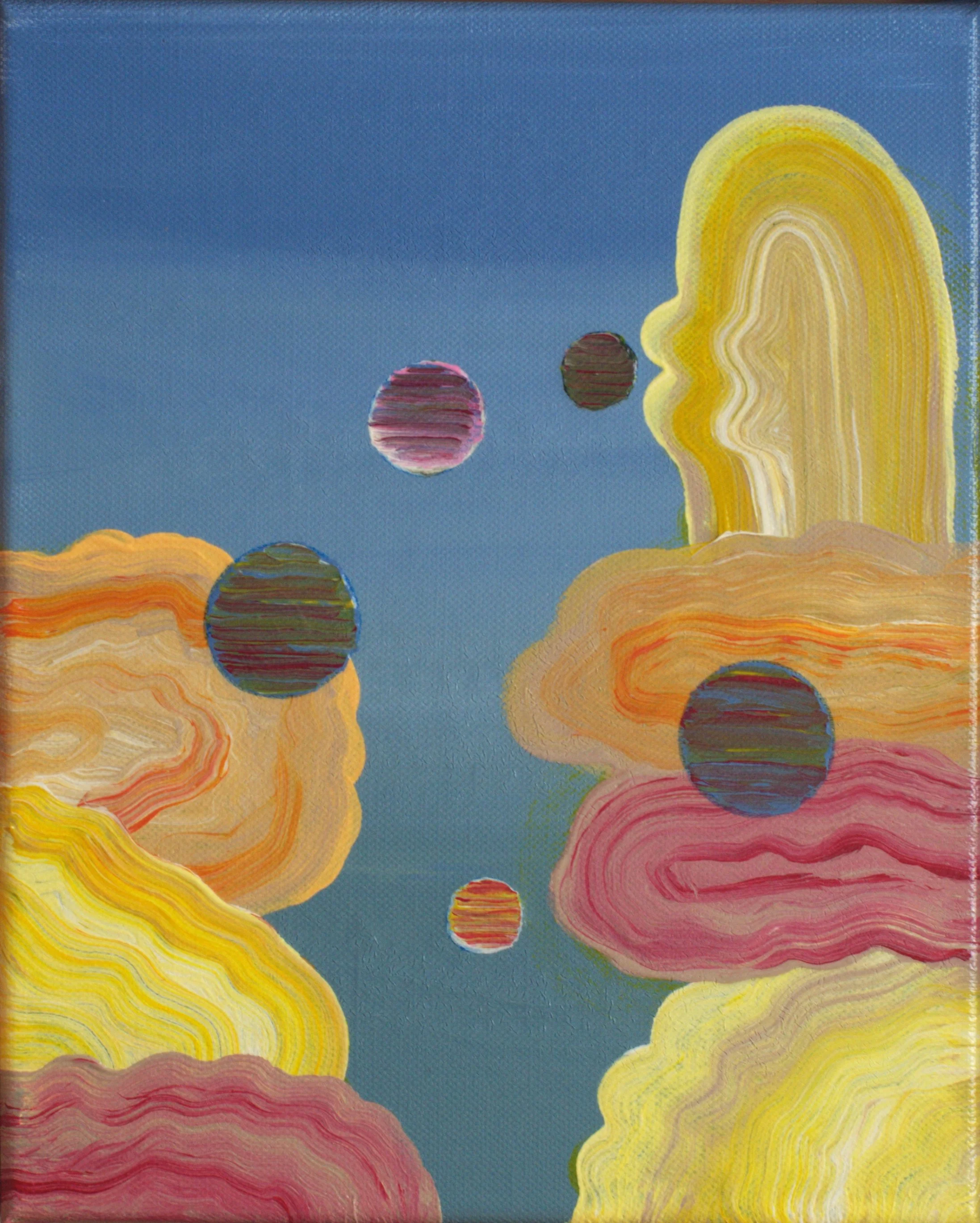 Zabriskie Point, 2025,
acrylics on canvas,
24x18 cm,