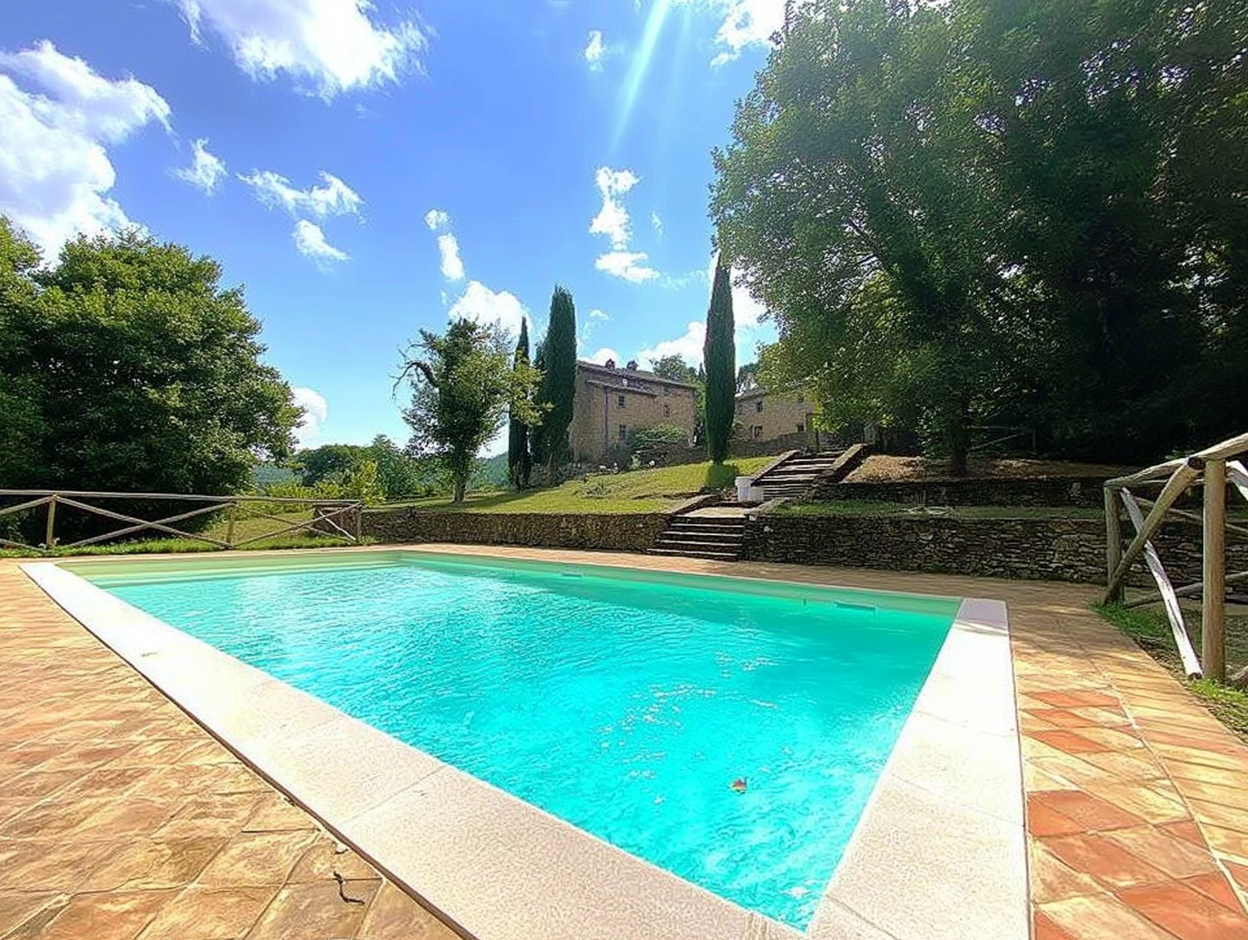 Restored Farmhouse with Pool on Tuscany-Umbria Border, Falzano, Italy, €490,000