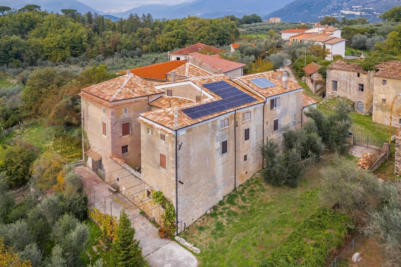 6-Bed 1700s Stone Farmhouse with Vaulted Cellars and Olive Grove, Casalvieri, Italy €449,000