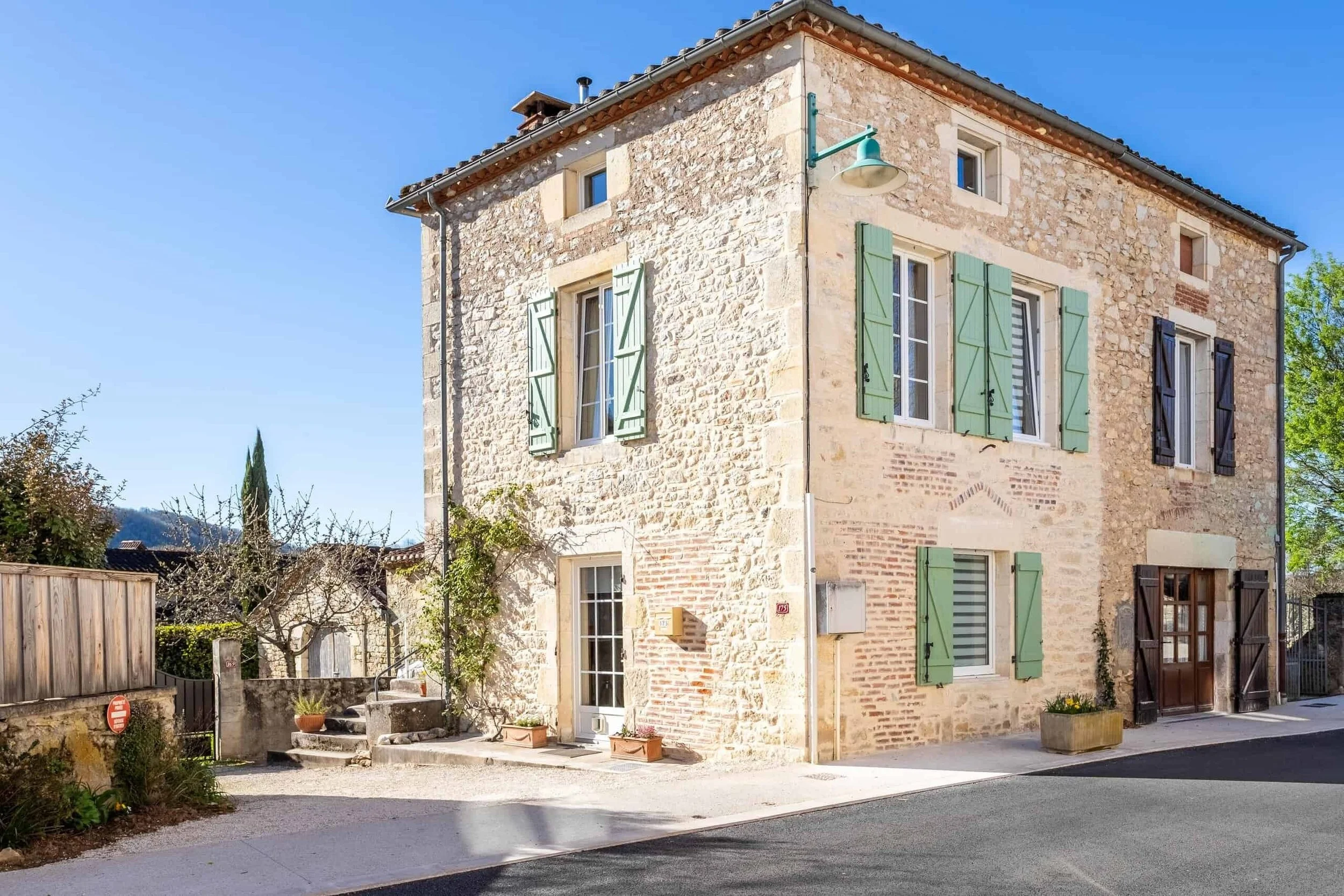 1-Bed Stone Village House with Terrace and Rooftop Views, Grézels, France, €135,000