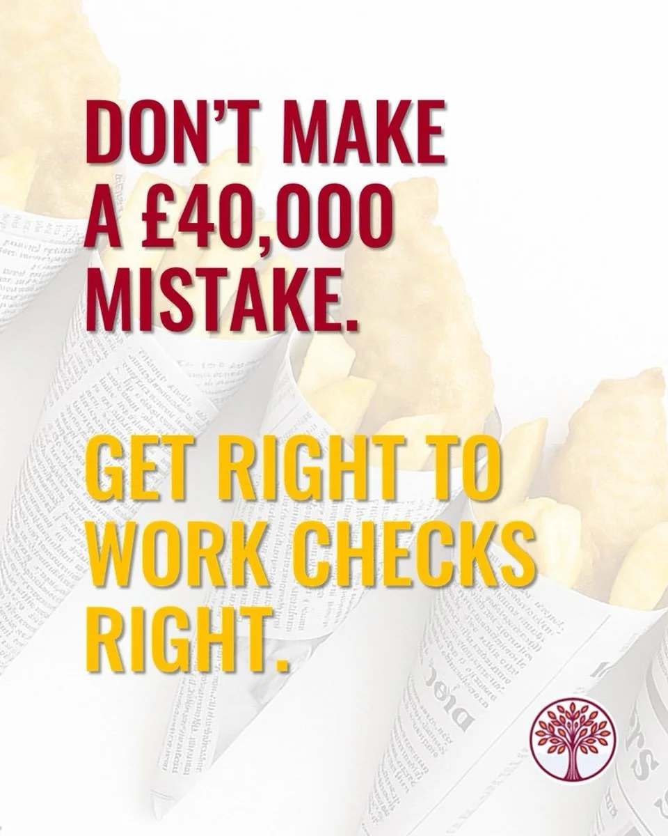 ⠀⠀⠀⠀⠀⠀⠀⠀⠀⠀⠀⠀

⚠️ Right to Work Checks &ndash; Prevent Expensive Mistakes

Many smaller employers don&rsquo;t realise that right to work checks apply to every employee.

✅ Carrying out checks carefully means you can prove you&rsquo;ve met your legal d