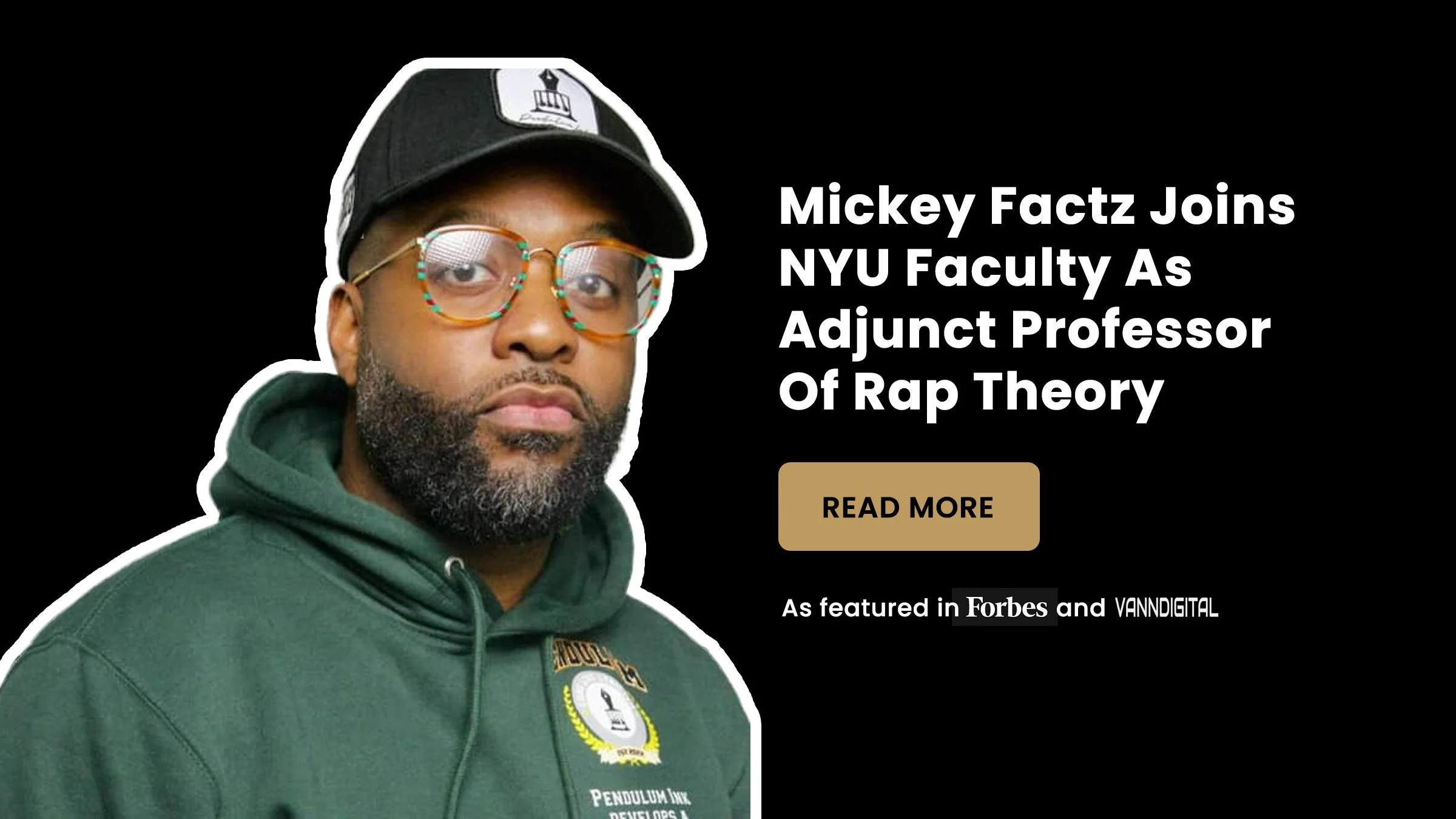 Mickey Factz Joins NYU Faculty As Adjunct Professor Of Rap Theory