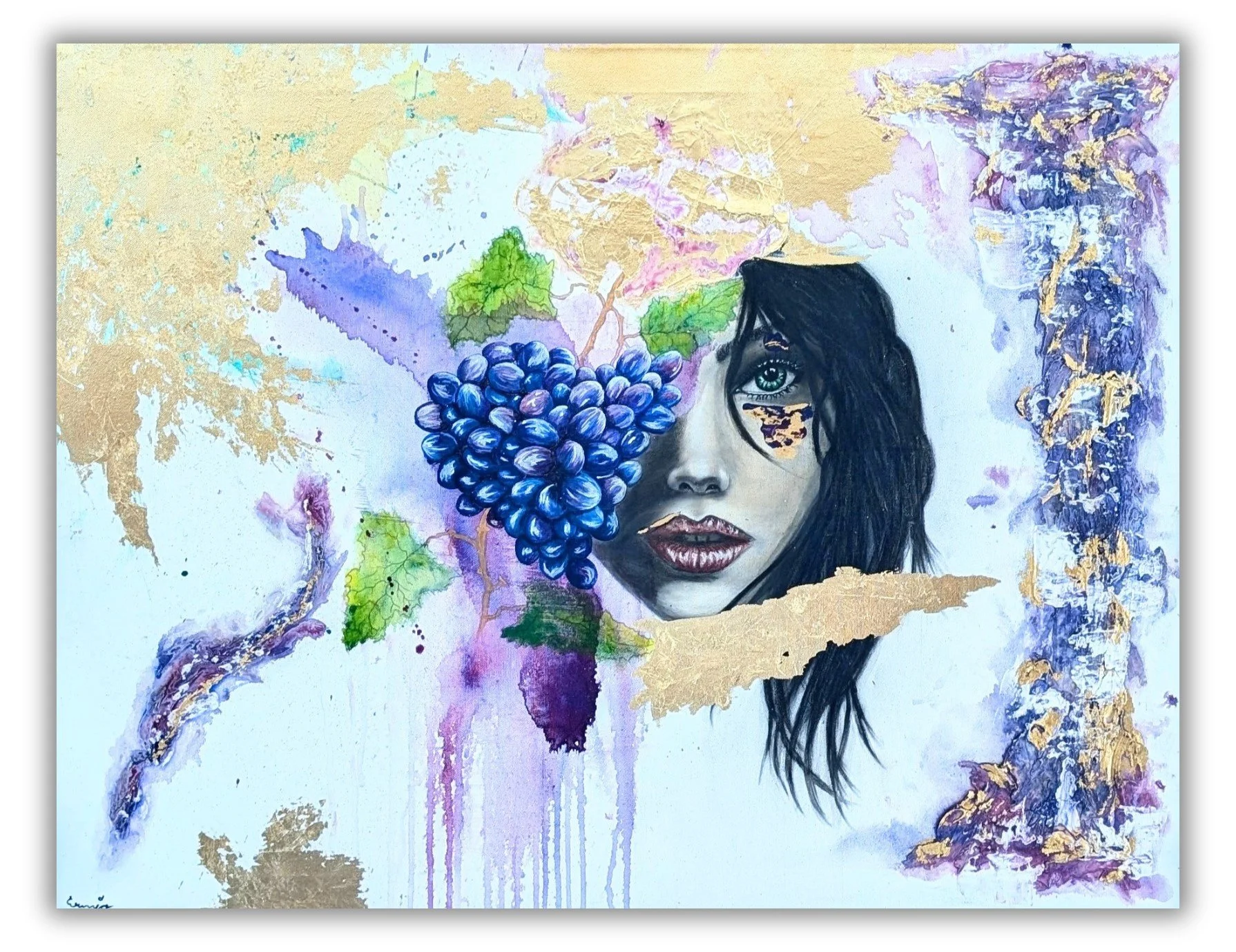 Uvalia erinnert dich daran, dass jede Erfahrung dich reicher macht. Ein Kunstwerk über Transformation, Wachstum & die Schönheit, die aus Herausforderungen entsteht.