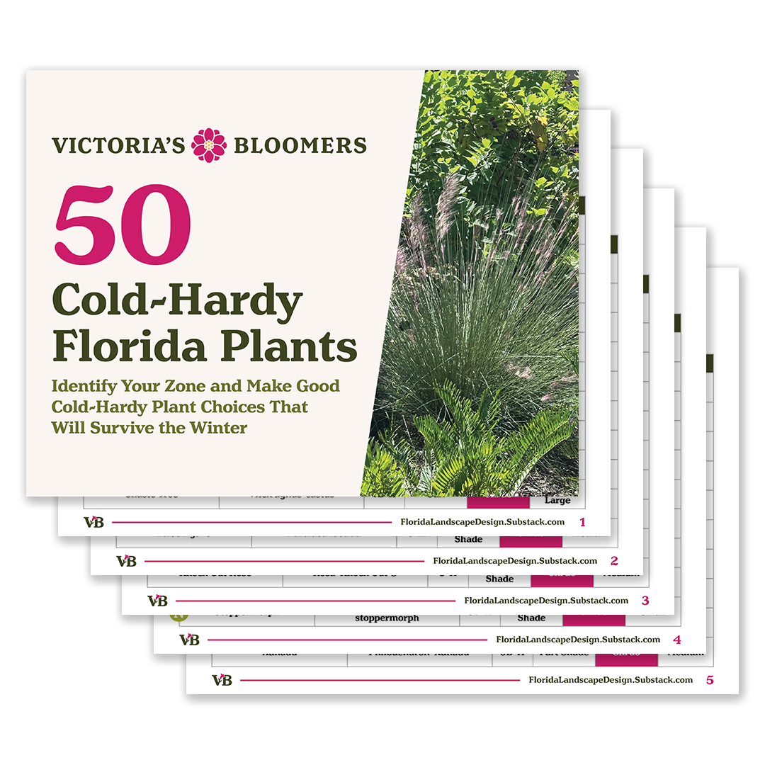 Download: List of 50 Cold-Hardy Florida Plants