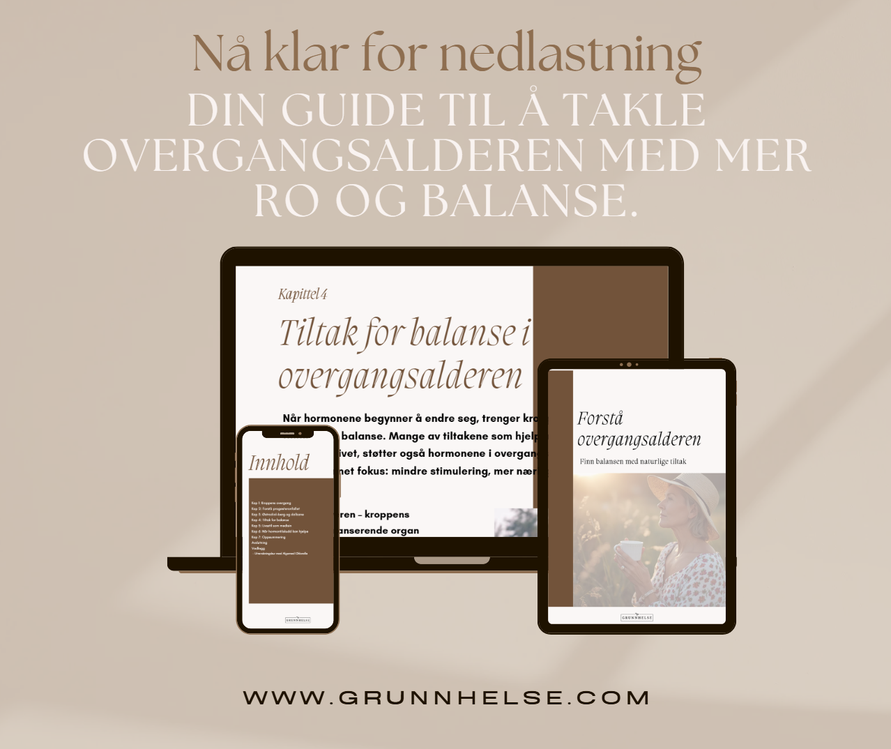Finn veien til ro og balanse i overgangsalderen