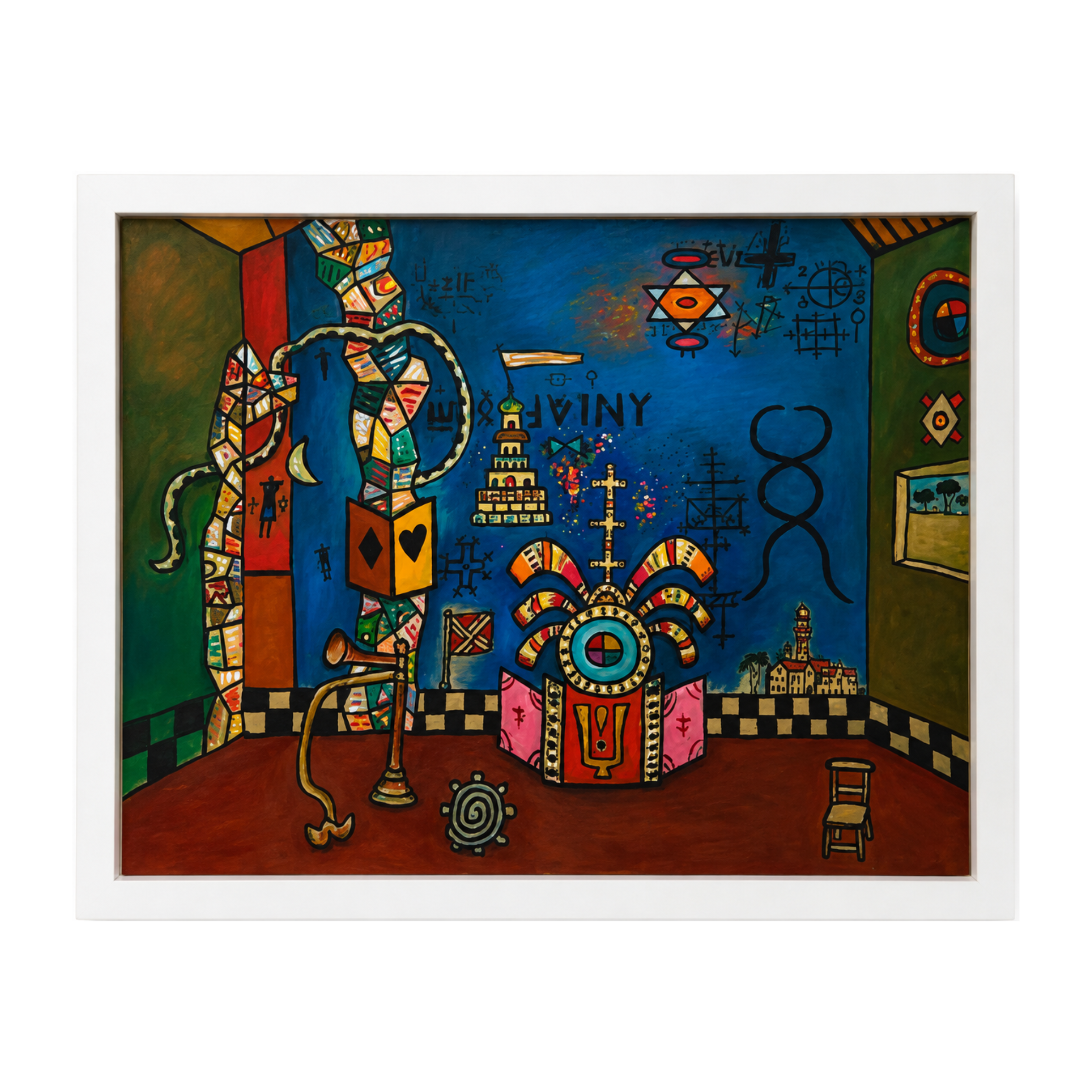 Alan Davie – Ideas for a Shamans Wall No.4