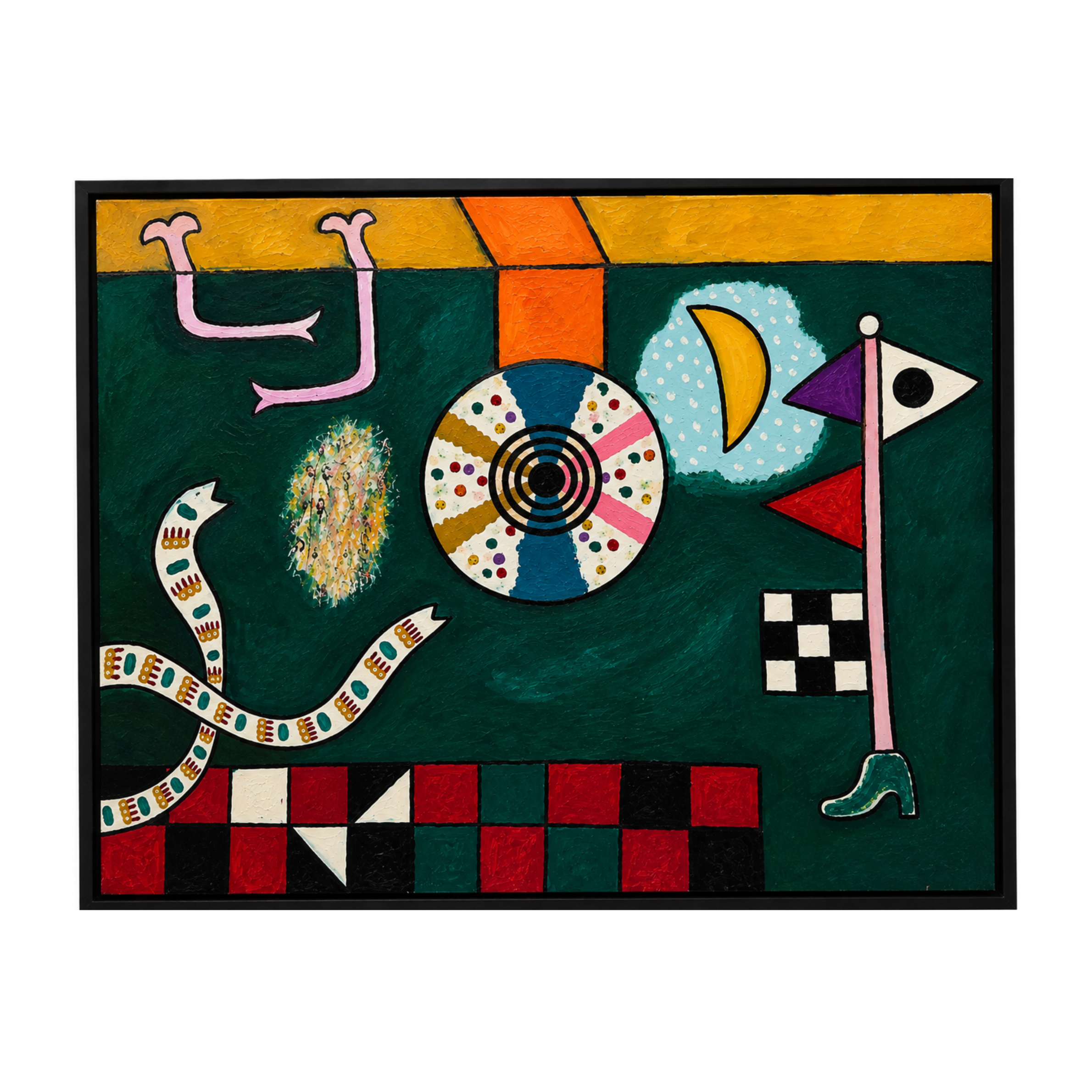 Alan Davie - Flag Walk No.7