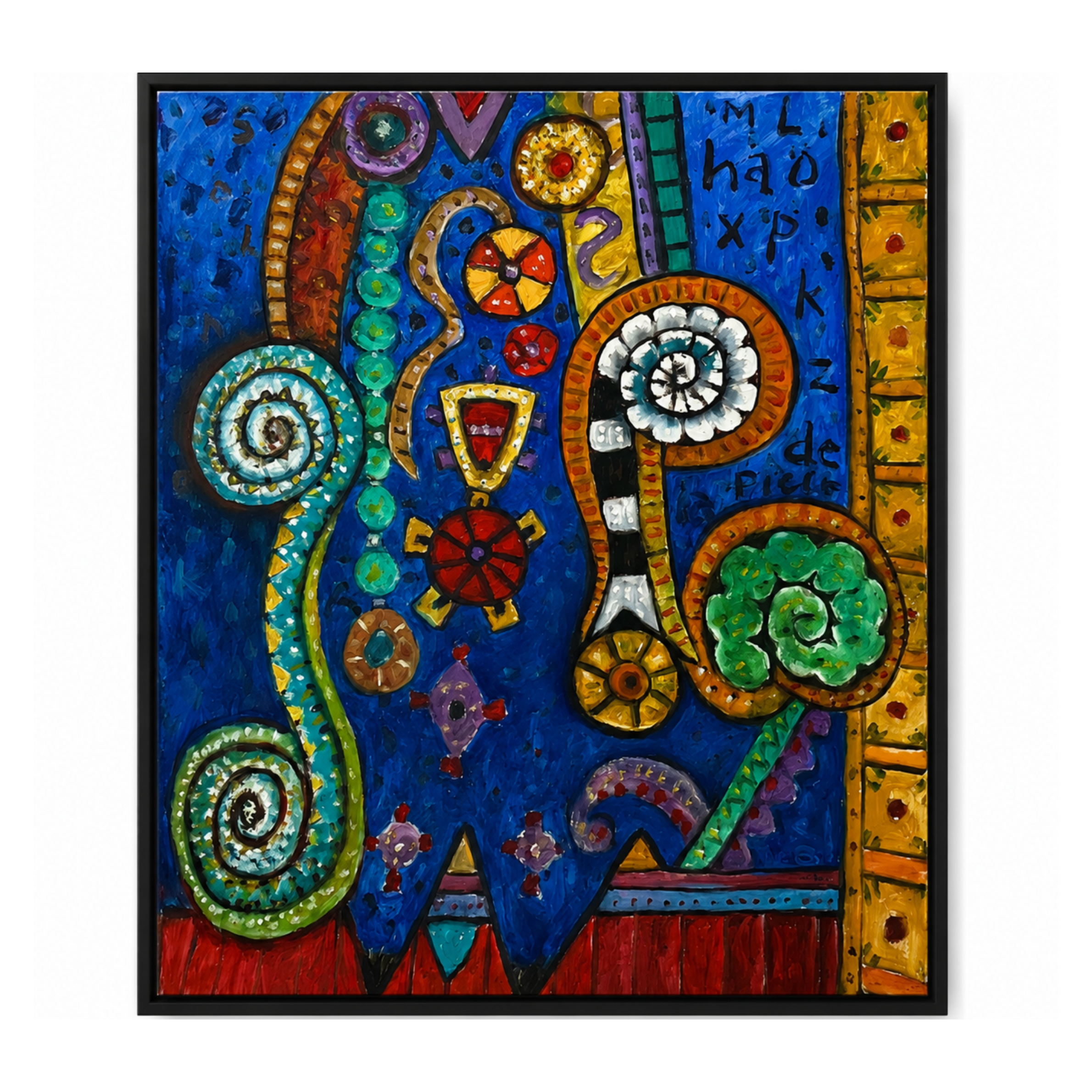 Alan Davie  - A Game of Spirals