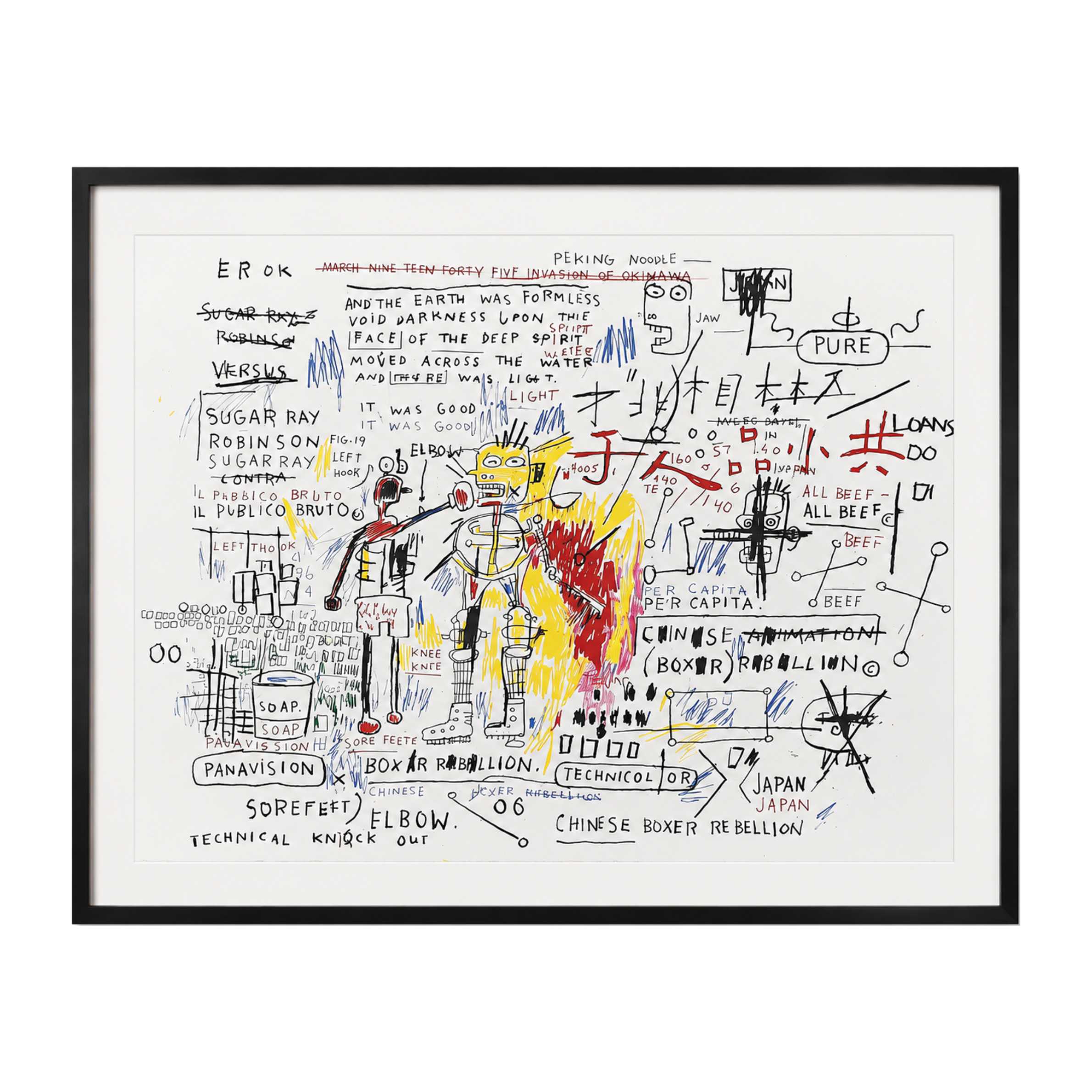Jean-Michel Basquiat  - Boxer Rebellion