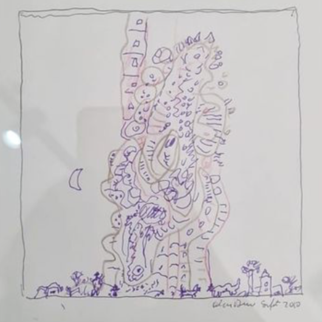 Biro Sketch - Alan Davie