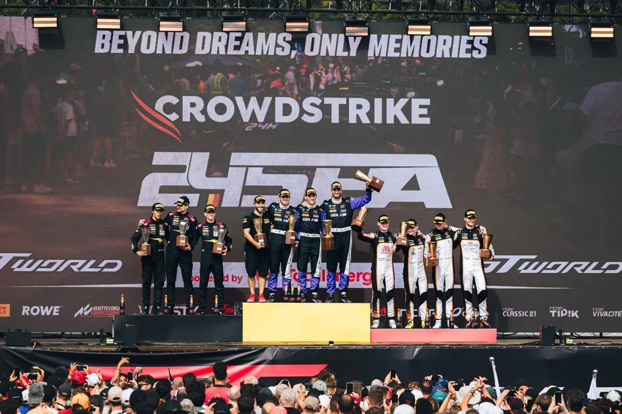 George Claims Maiden GT World Challenge Podium at CrowdStrike 24 Hours of Spa