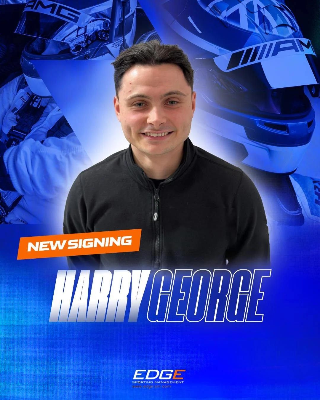 Harry George signs with Edge Management — Harry George Racing
