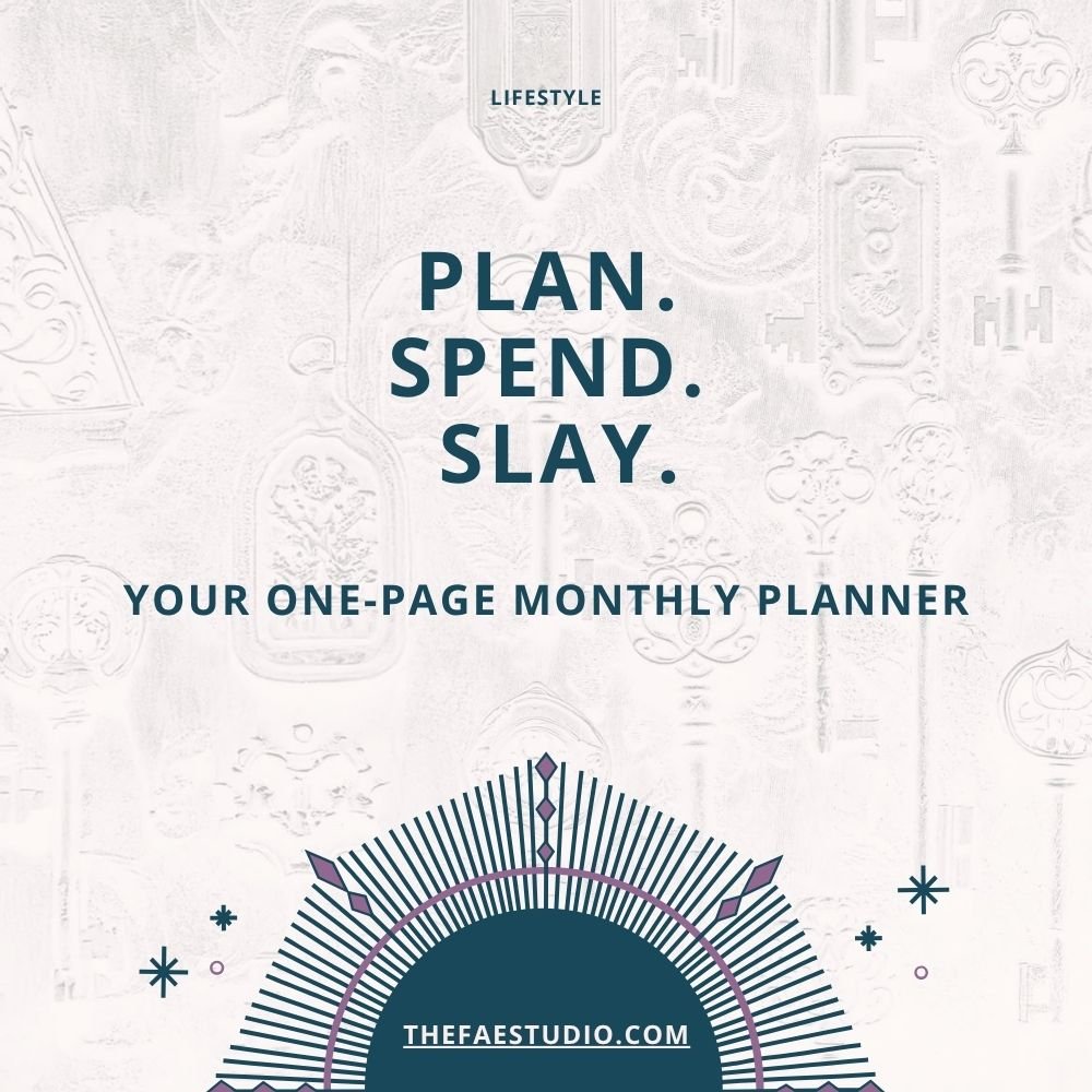 Plan. Spend. Slay. 