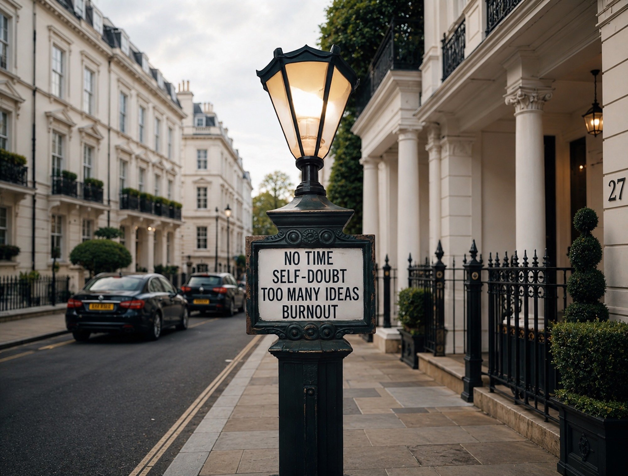 Vintage Sign Post in Belgravia