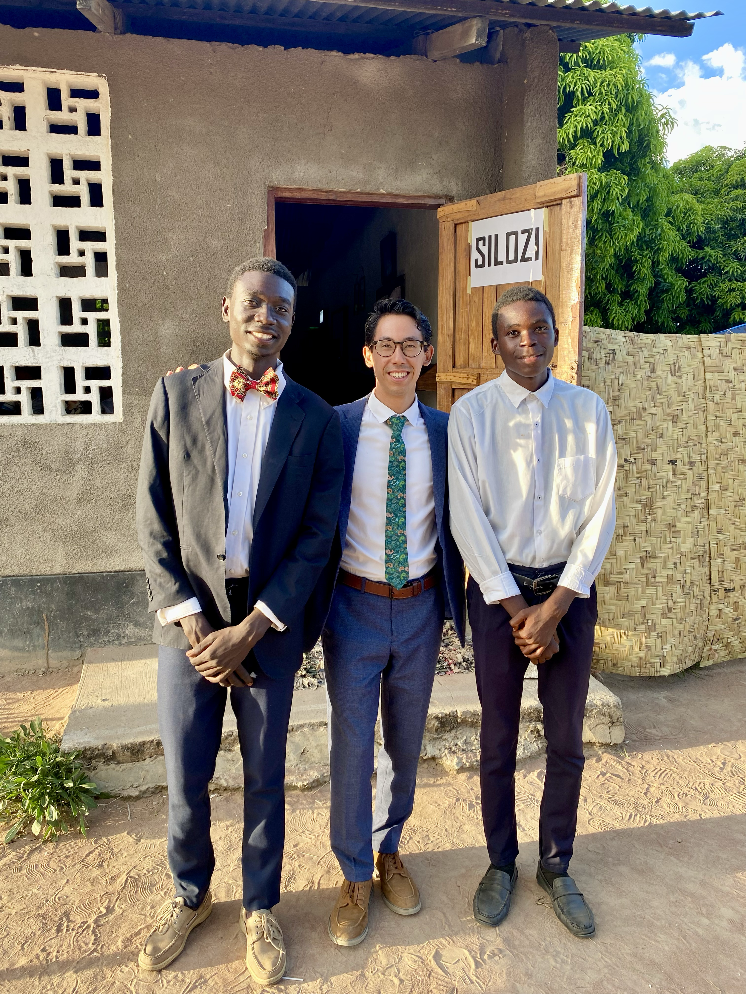Mwiya and George (Right to Left)