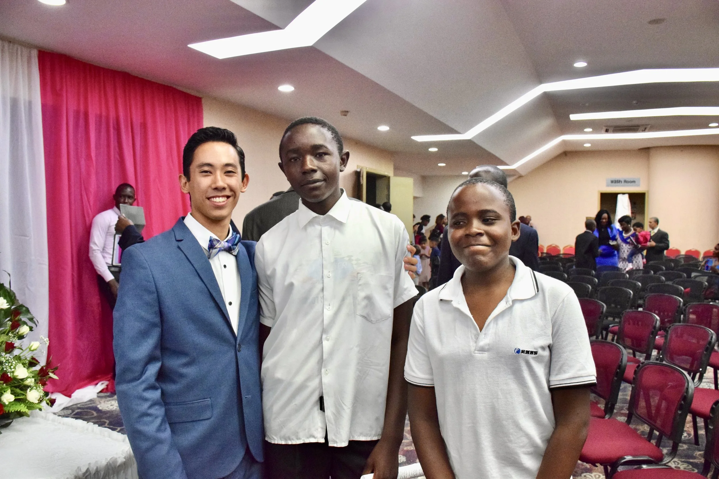 John and Mazuba (Left to Right)