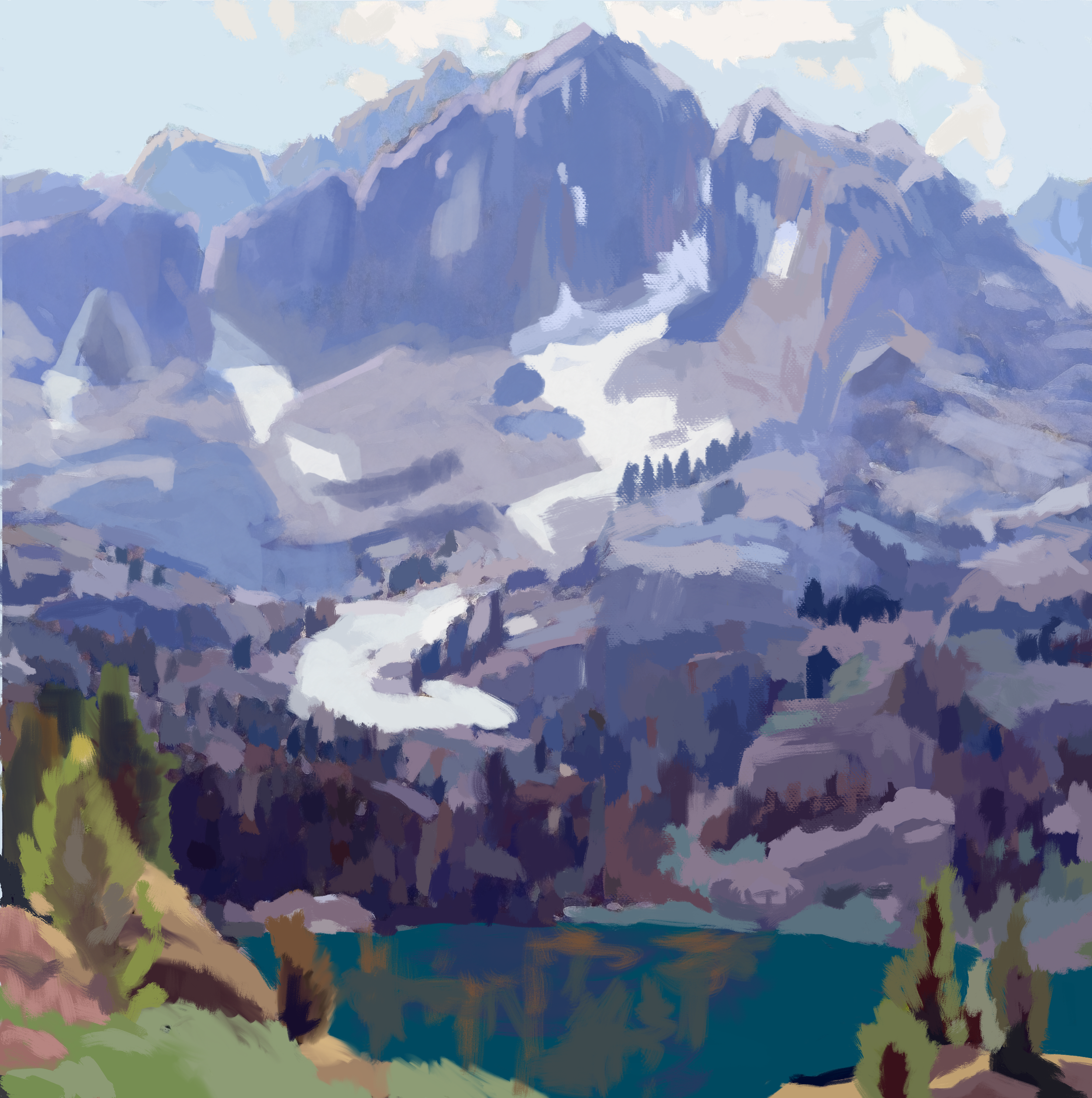 Étude photo - Montagnes