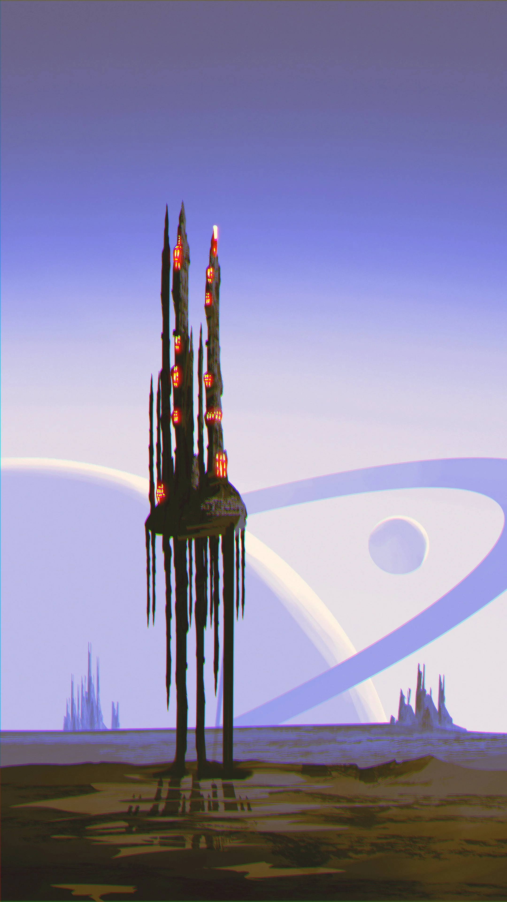 Concept Art - Distant Cities
