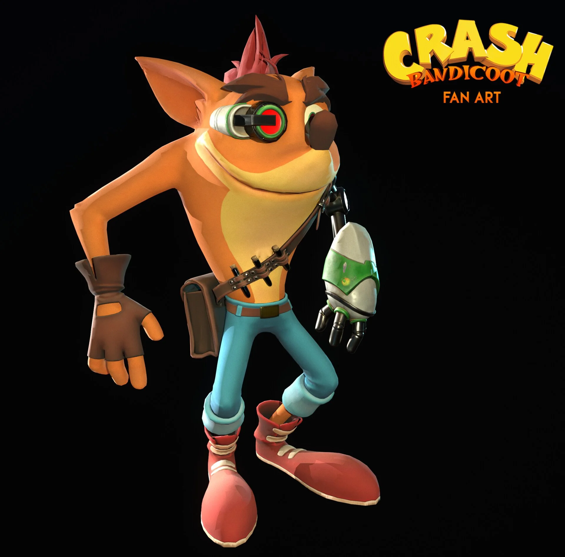 Character Art - Crash Bandicoot