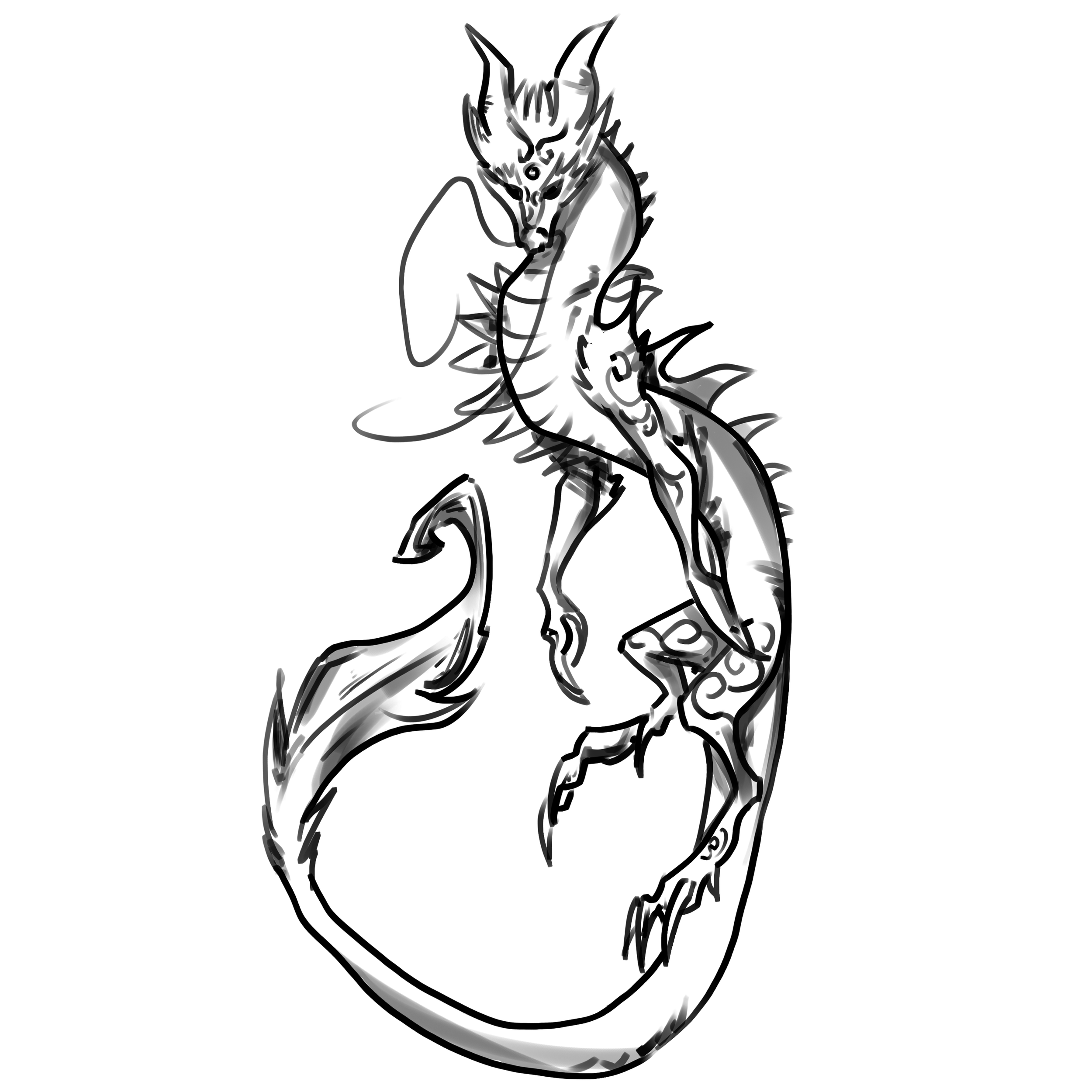 Concept Art - Dragon d'Azur