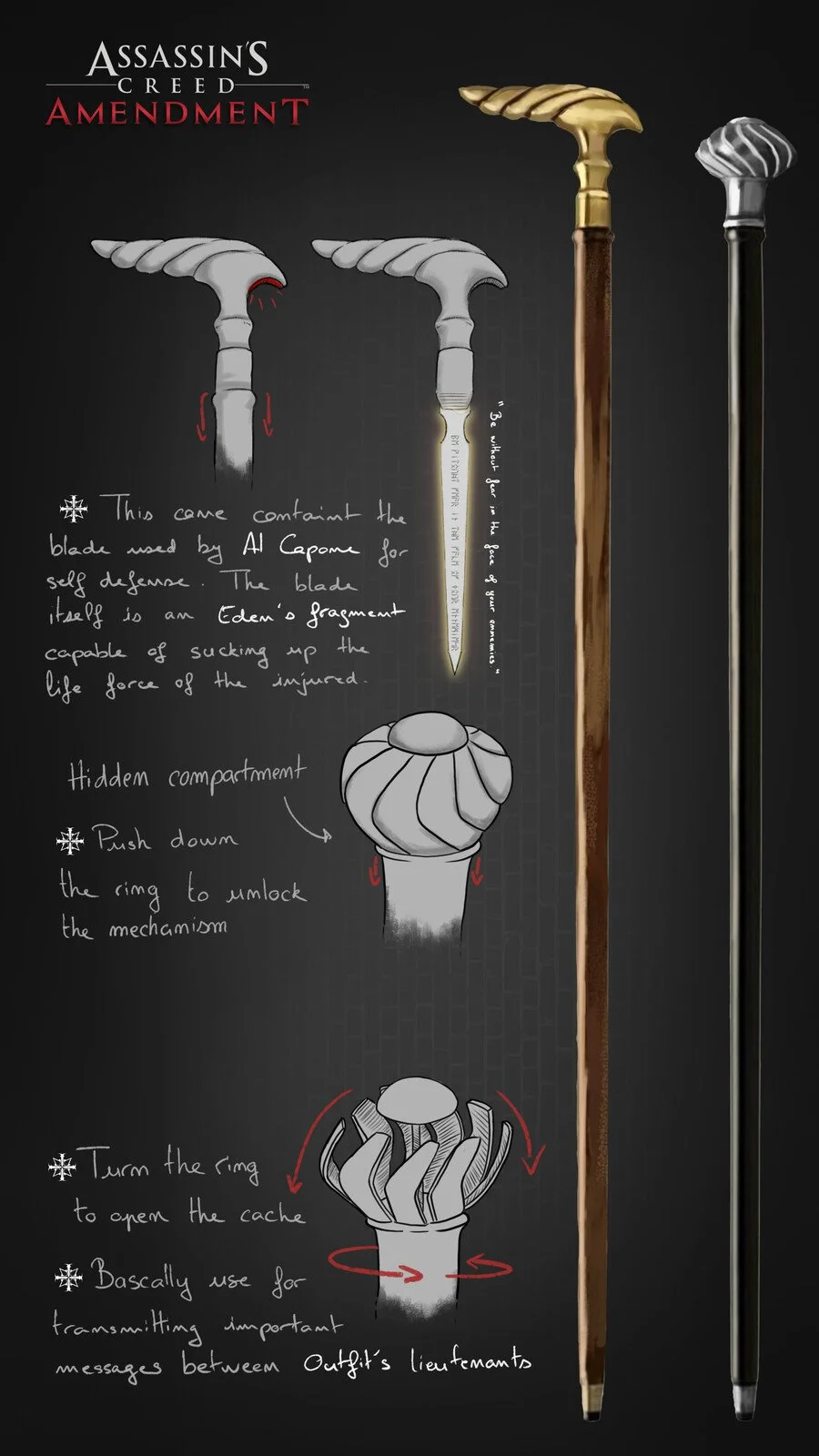 Concept Art - Assassin's Creed Fan Concept - Props