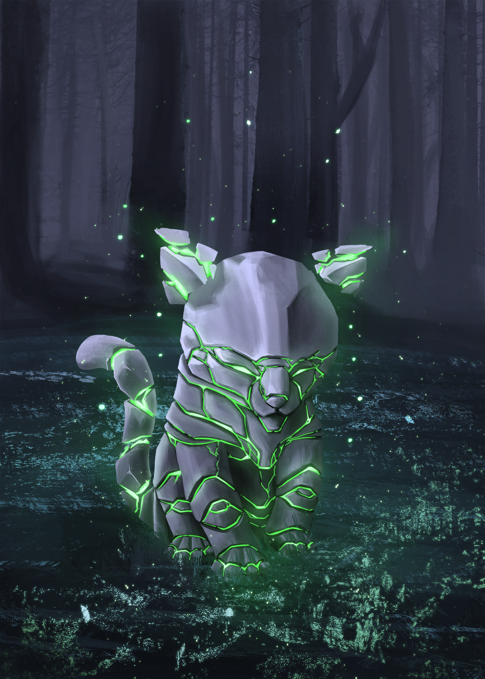 Pixenos - Stone Cat