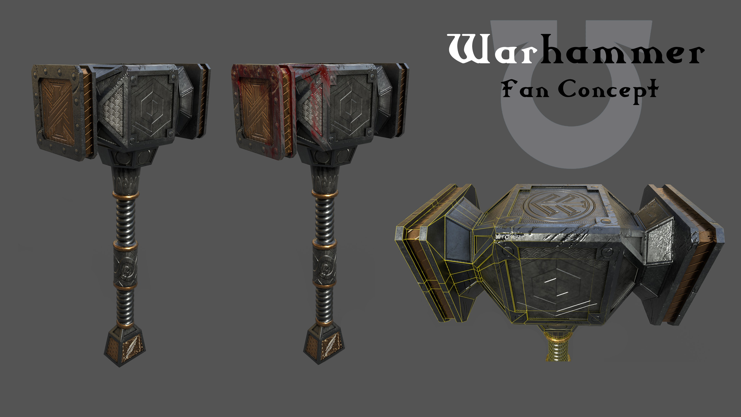 Props modeling - Fan Concept - Warhammer