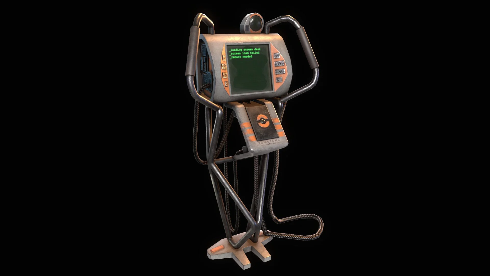 Props modeling - Scanner Game Ready