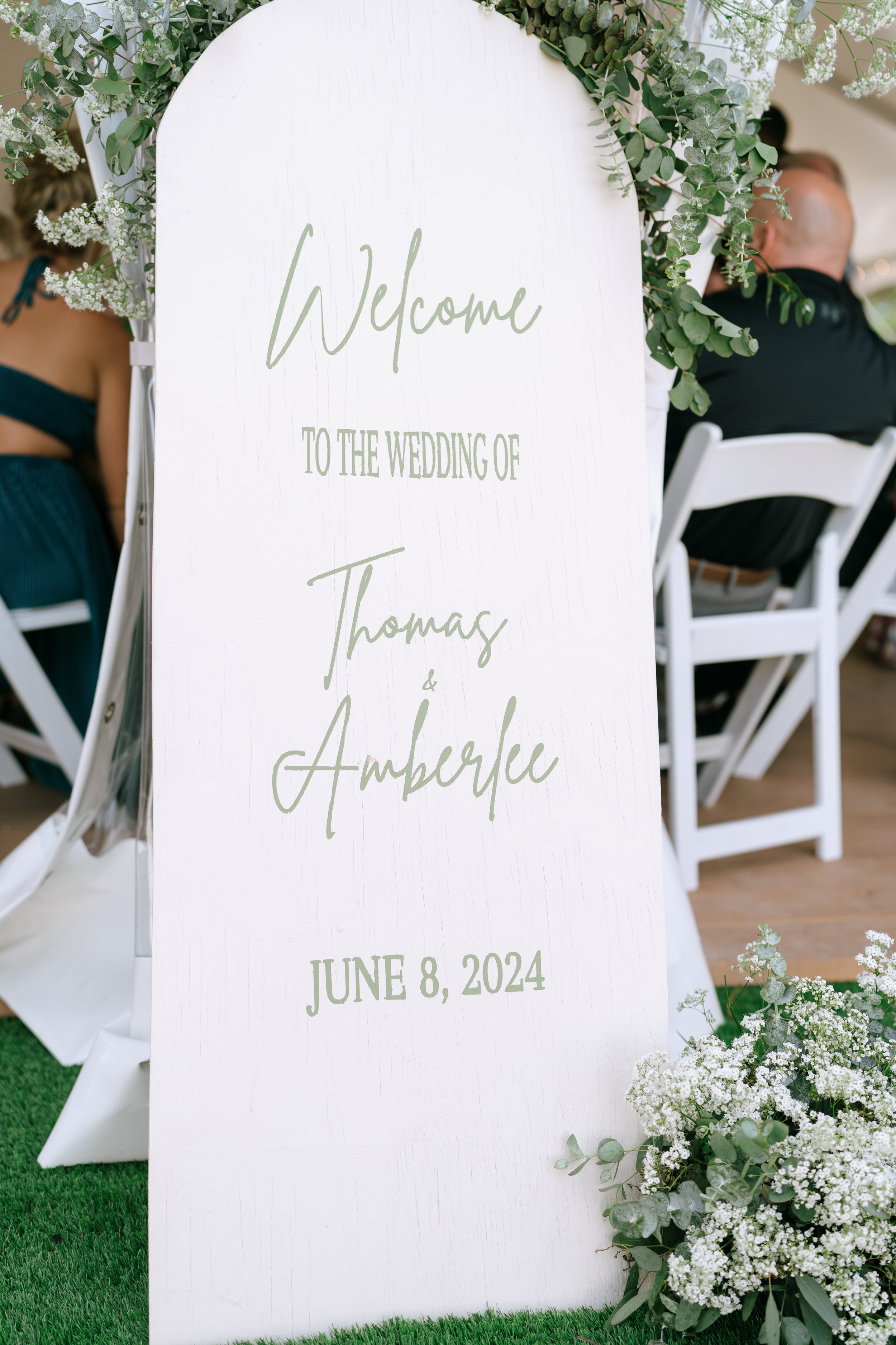 White Wooden Arch