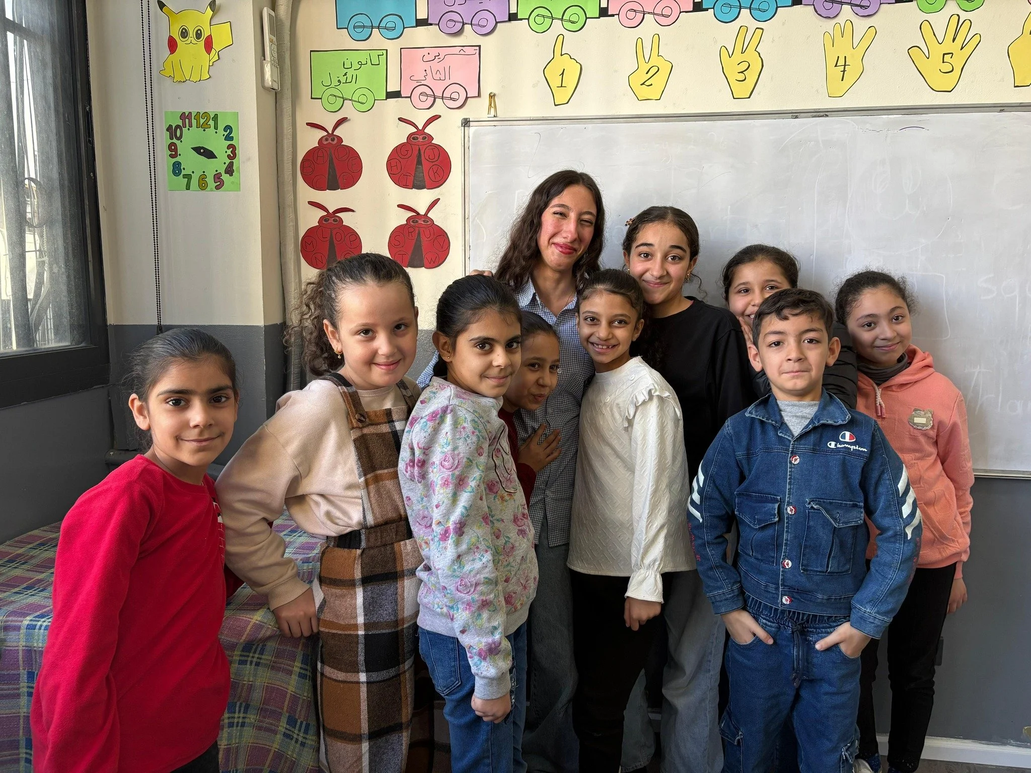 Loving school with a favorite teacher at Noor Academy!  Support us now to make a difference in their lives!  #noorelsalam  #studentsarethebestpart  #favoriteteachers❤️