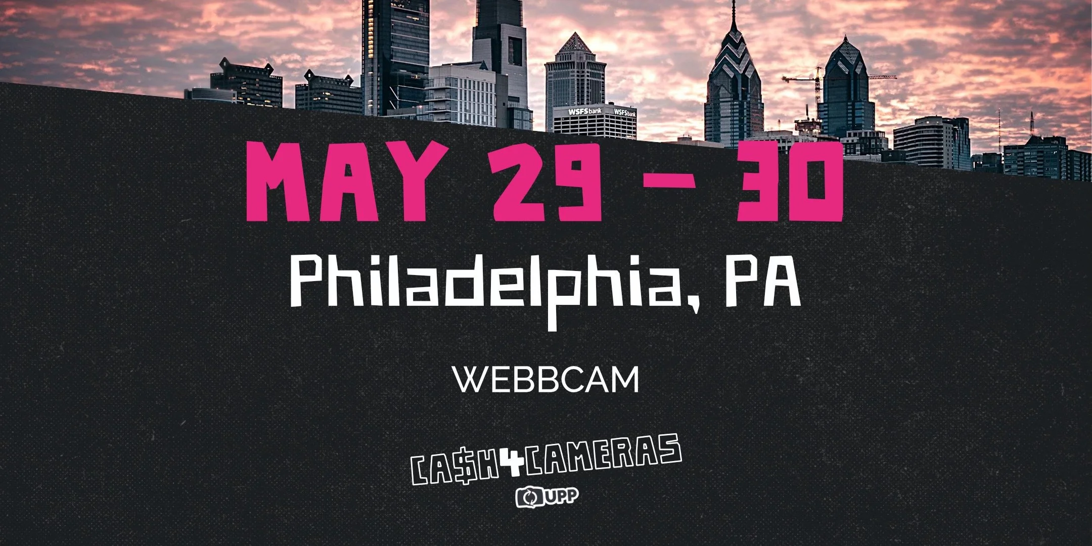Do you prefer the ease and convenience of selling your gently used camera gear in person? Come on down to Webbcam in Philly - May 29th-30th for our UPP buy back event!  we'll buy your old camera gear for cash or trade-in credit on the spot. Because s