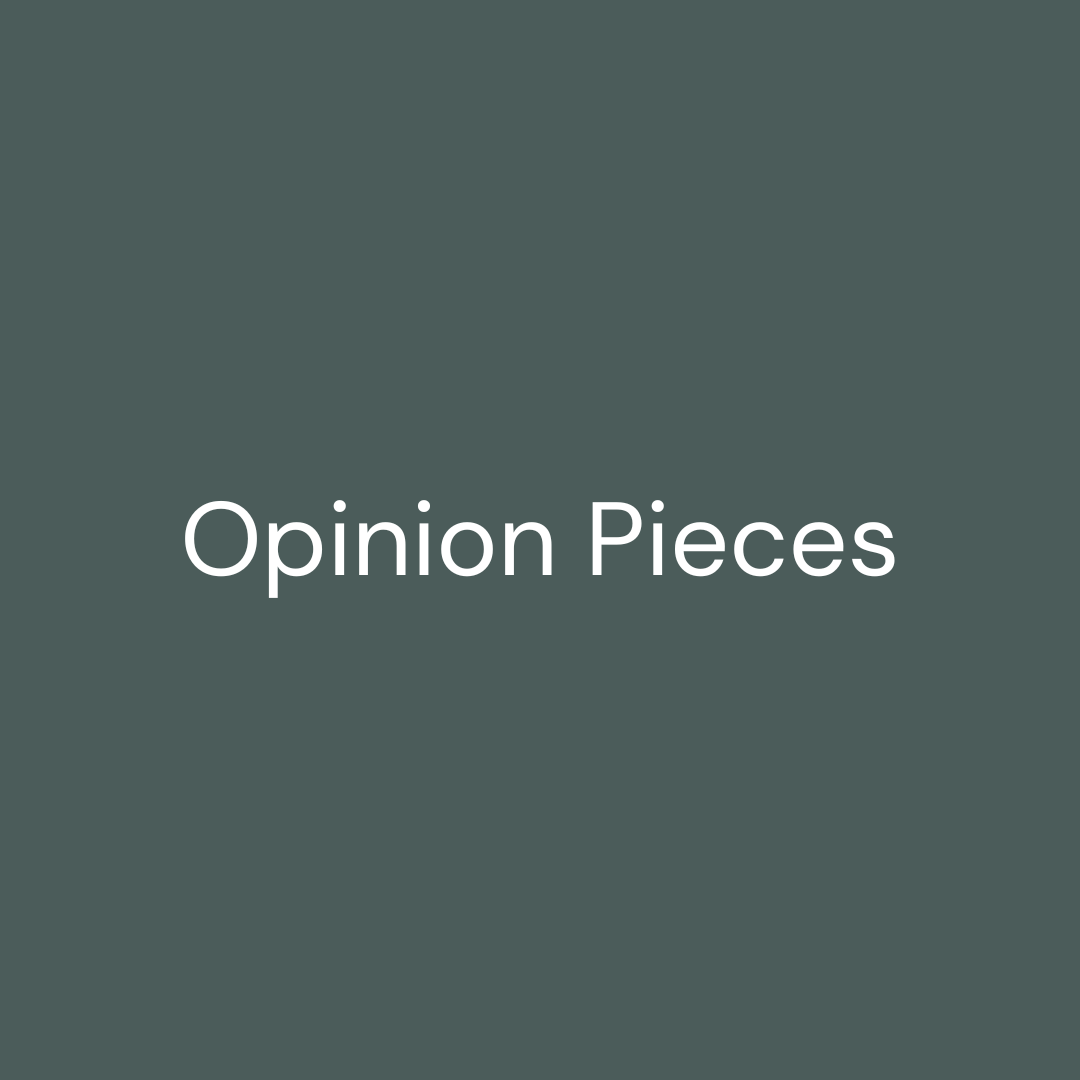 Read Opinion Pieces