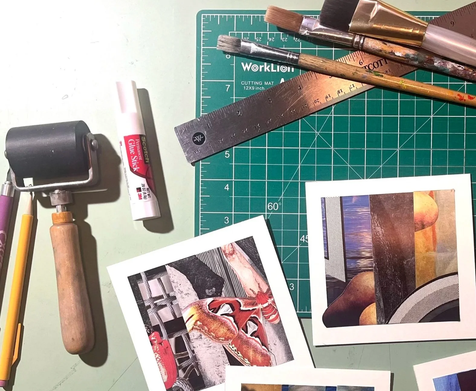 A Collage a Day Keeps the Blues Away