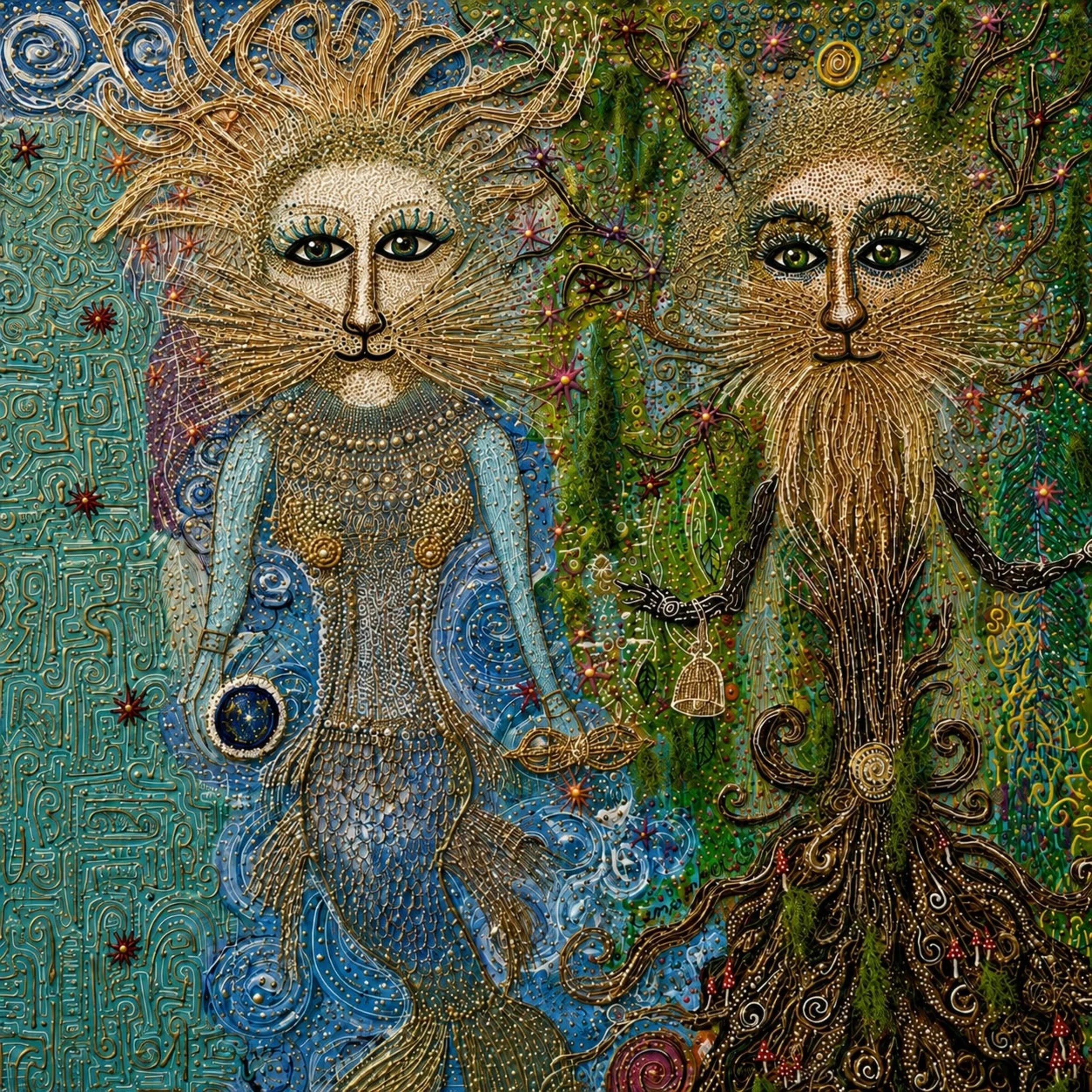 This Realm. Acrylic on canvas. 100x100x4cm