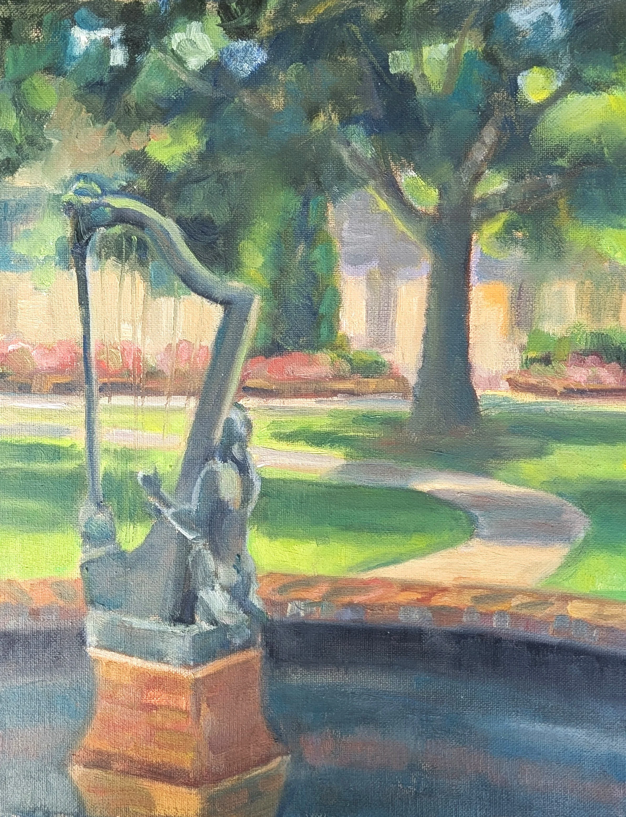 Emily Fountain 14" x 11"   OIl on Canvas